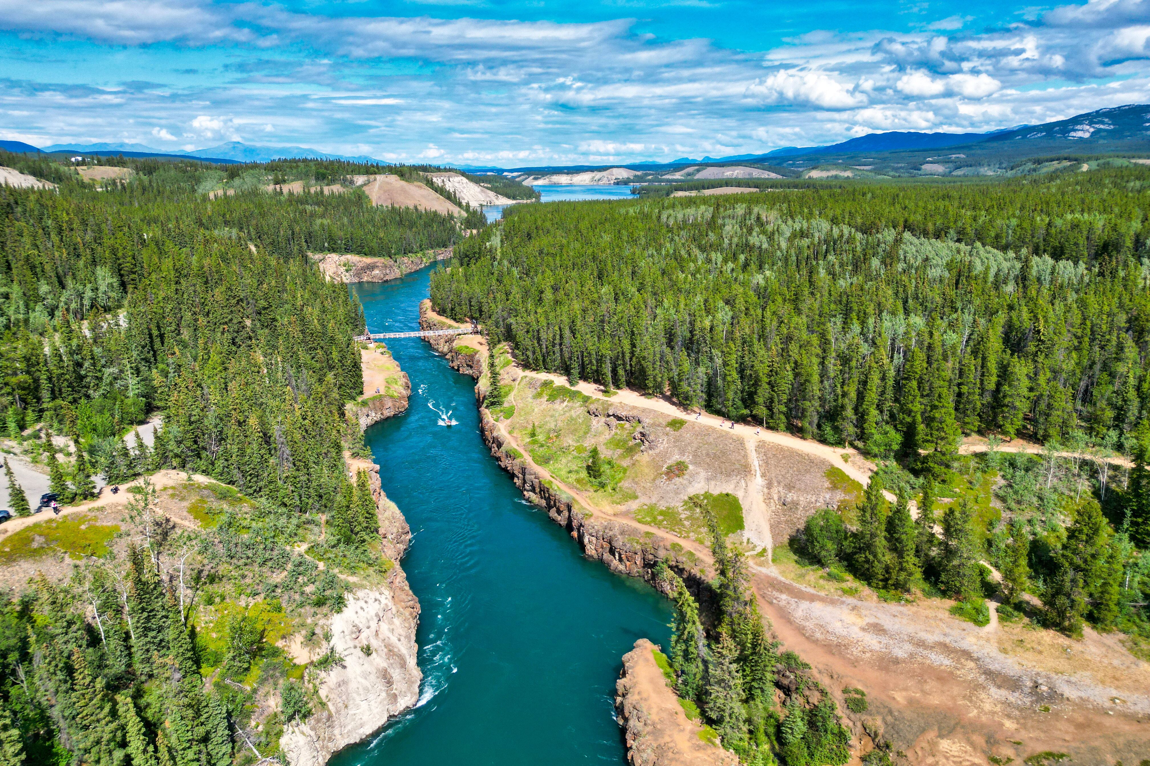Landschaft in Miles Canyon