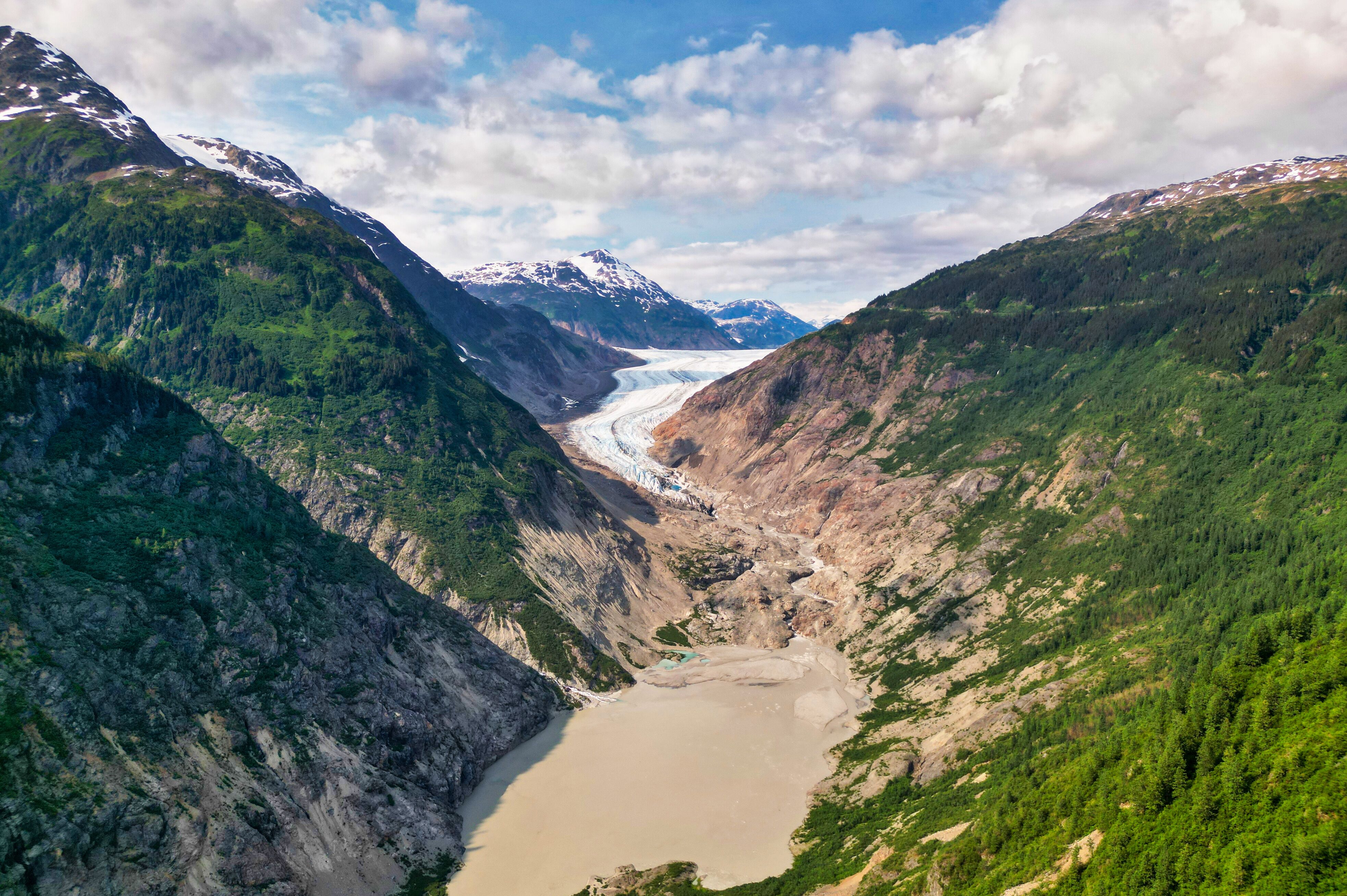 Blick auf den Salmon-Gletscher