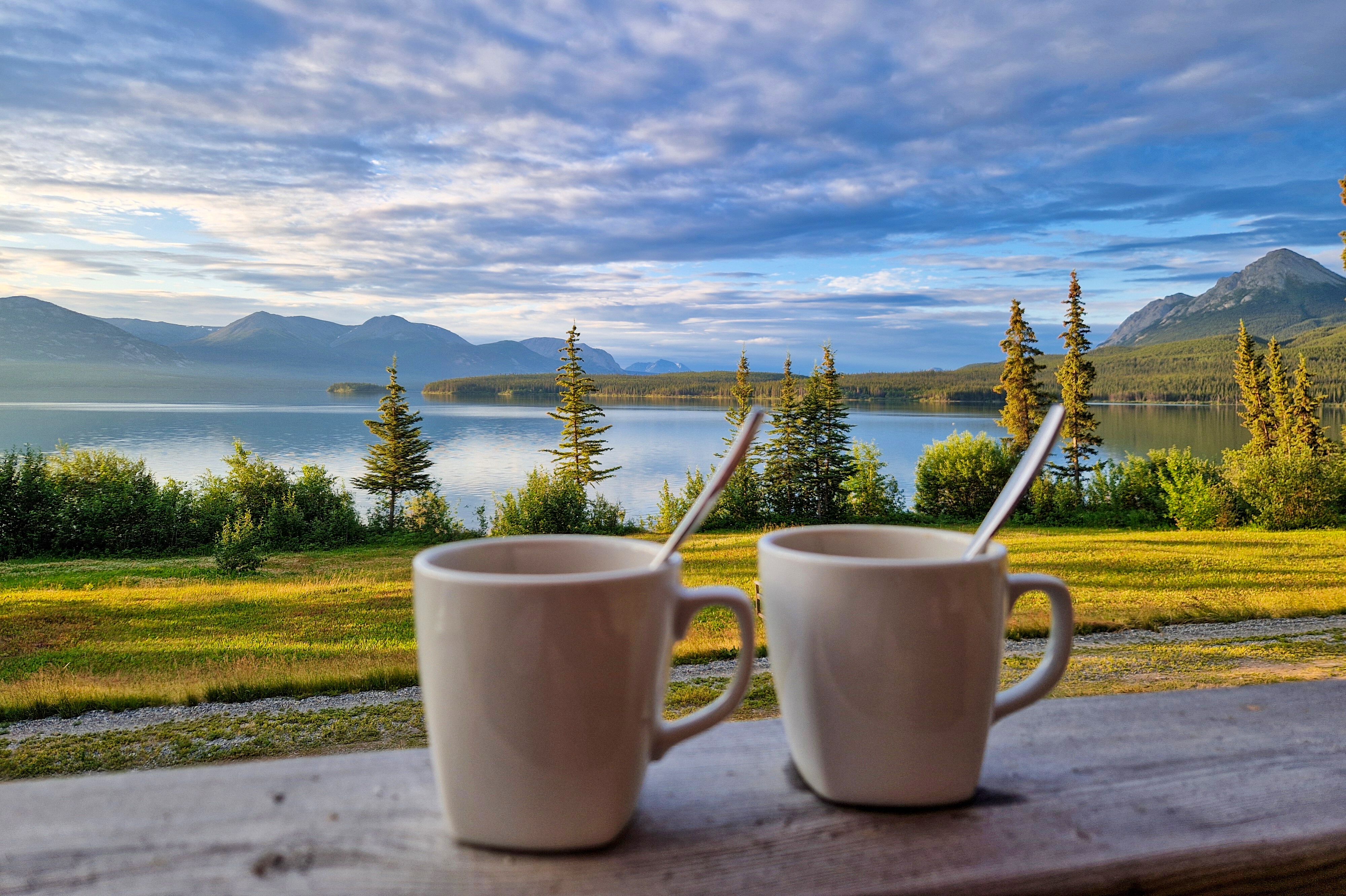 Kaffeezeit in der Cabin