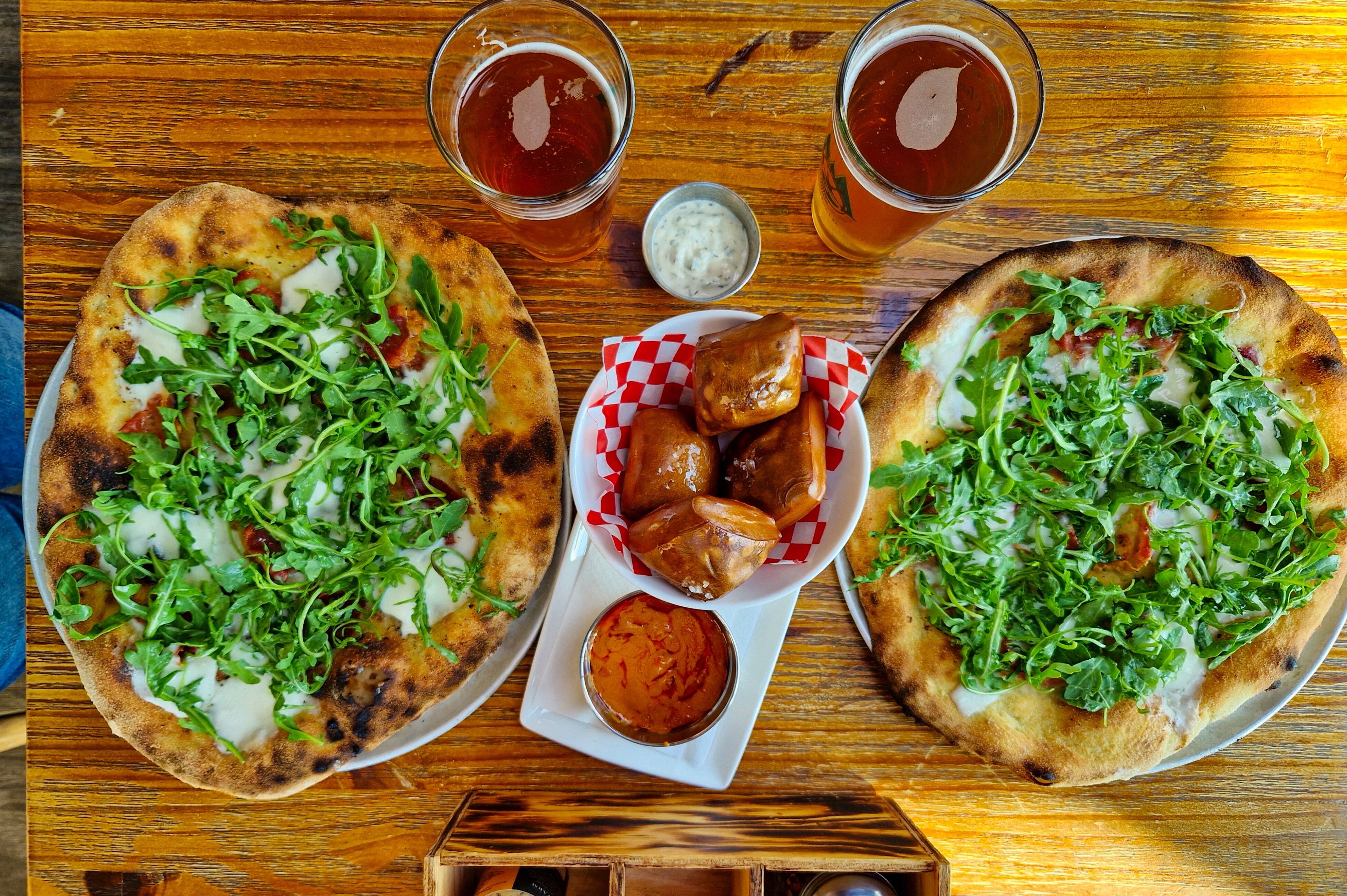 Leckeres Essen in der Wheelhouse Brewing Company