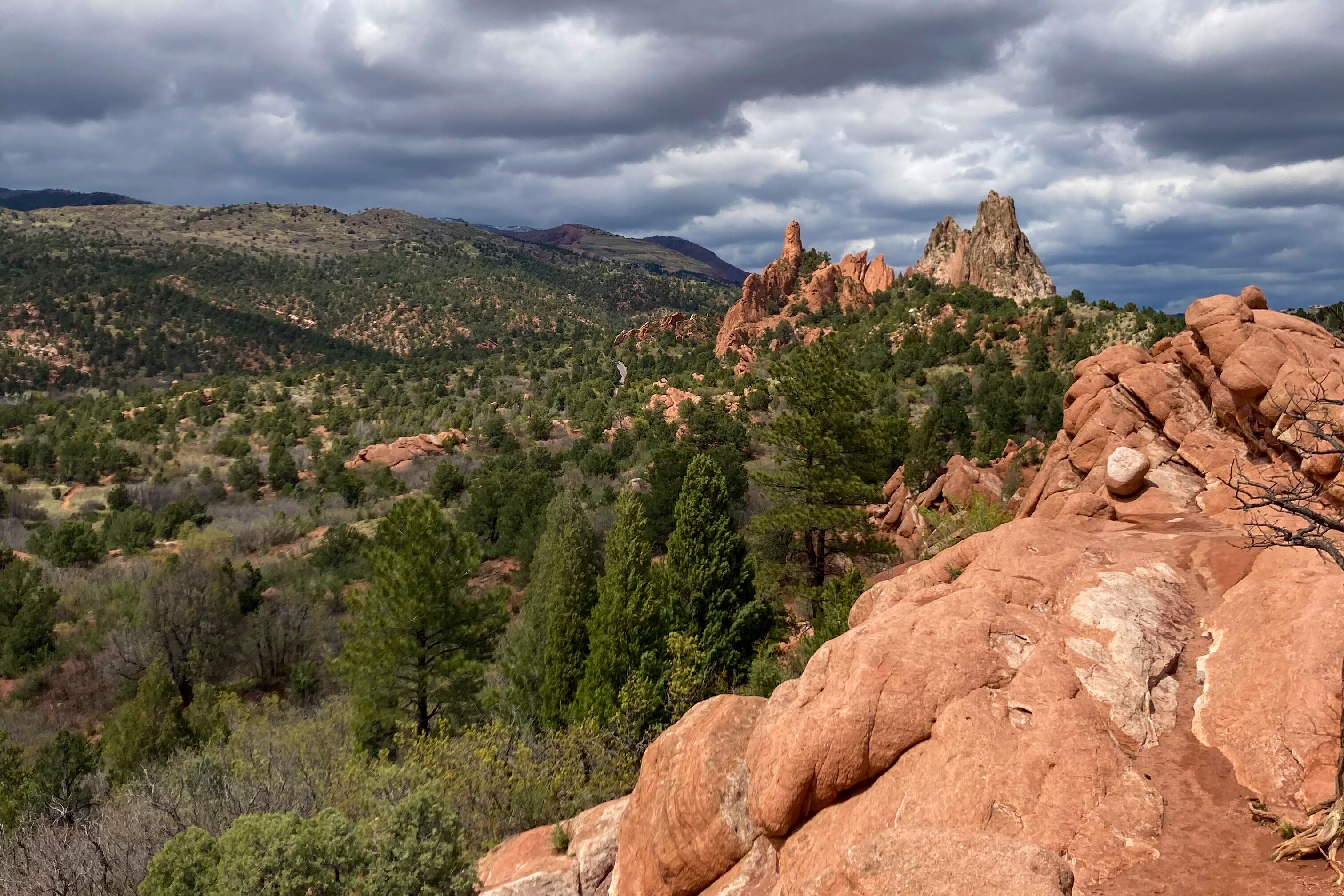 Malerische Landschaft im Garden of the Gods