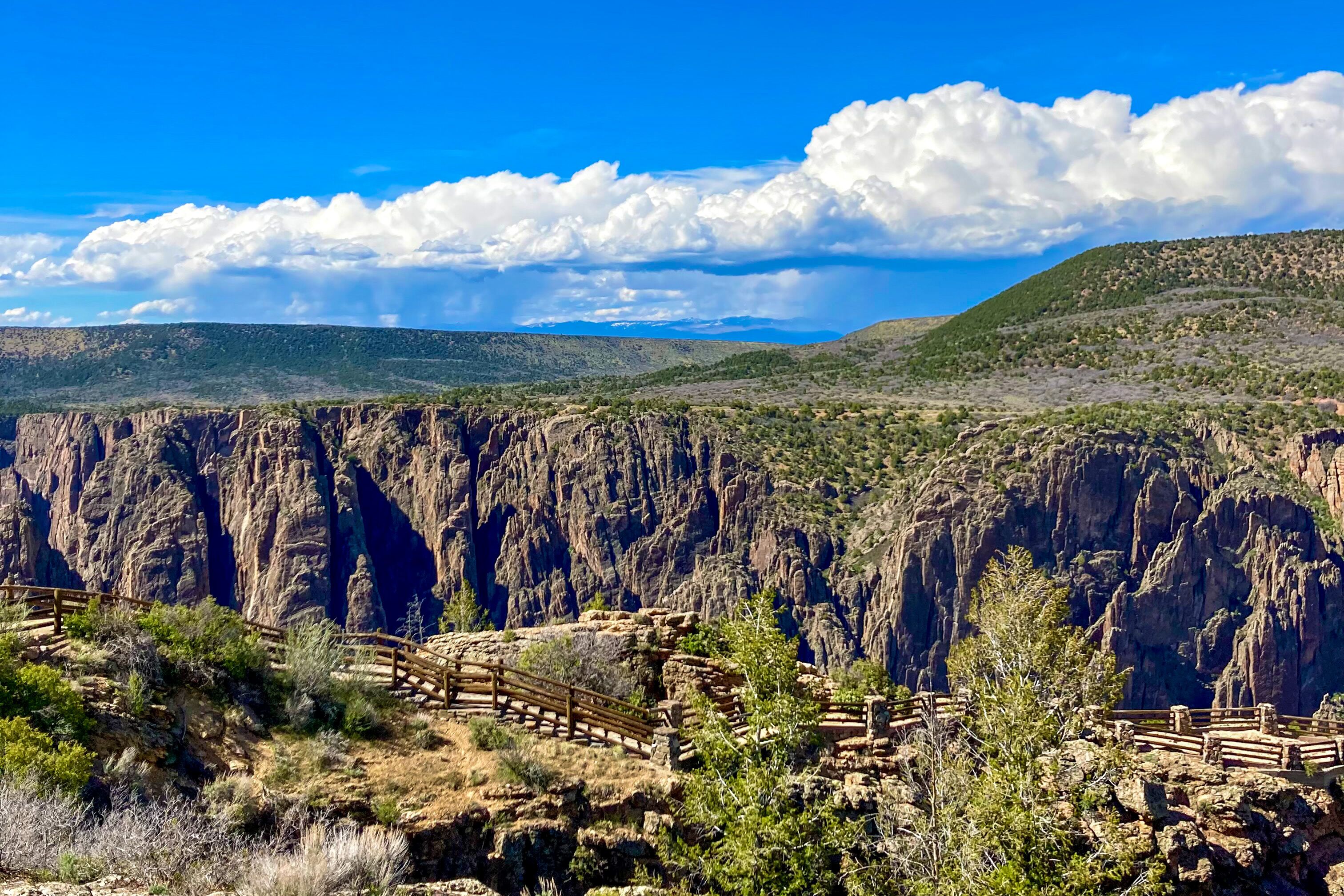 Landschaft im Black-Canyon-of-the-Gunnison-Nationalpark