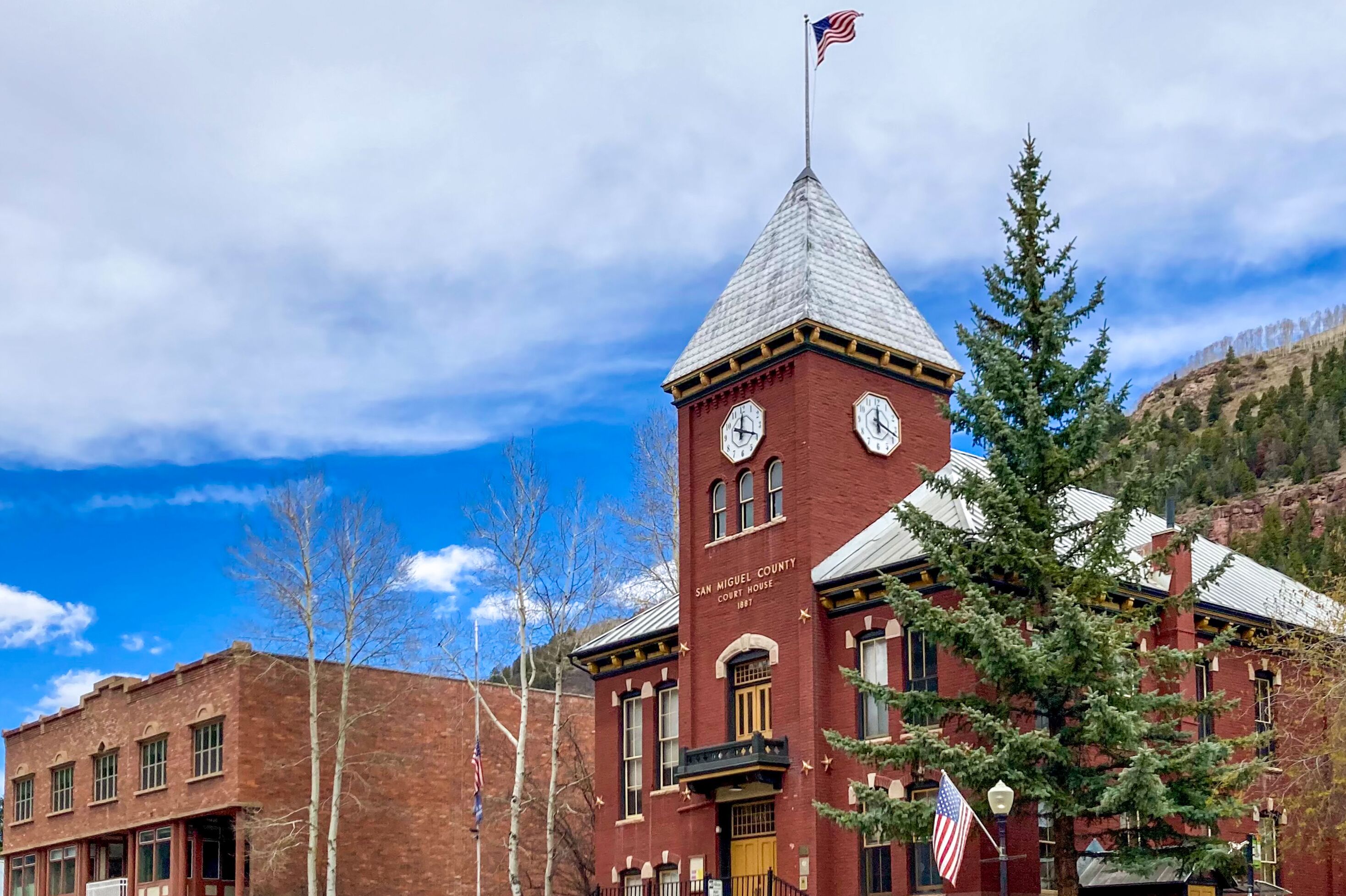 Das San Miguel County Courthouse aus dem Jahr 1887