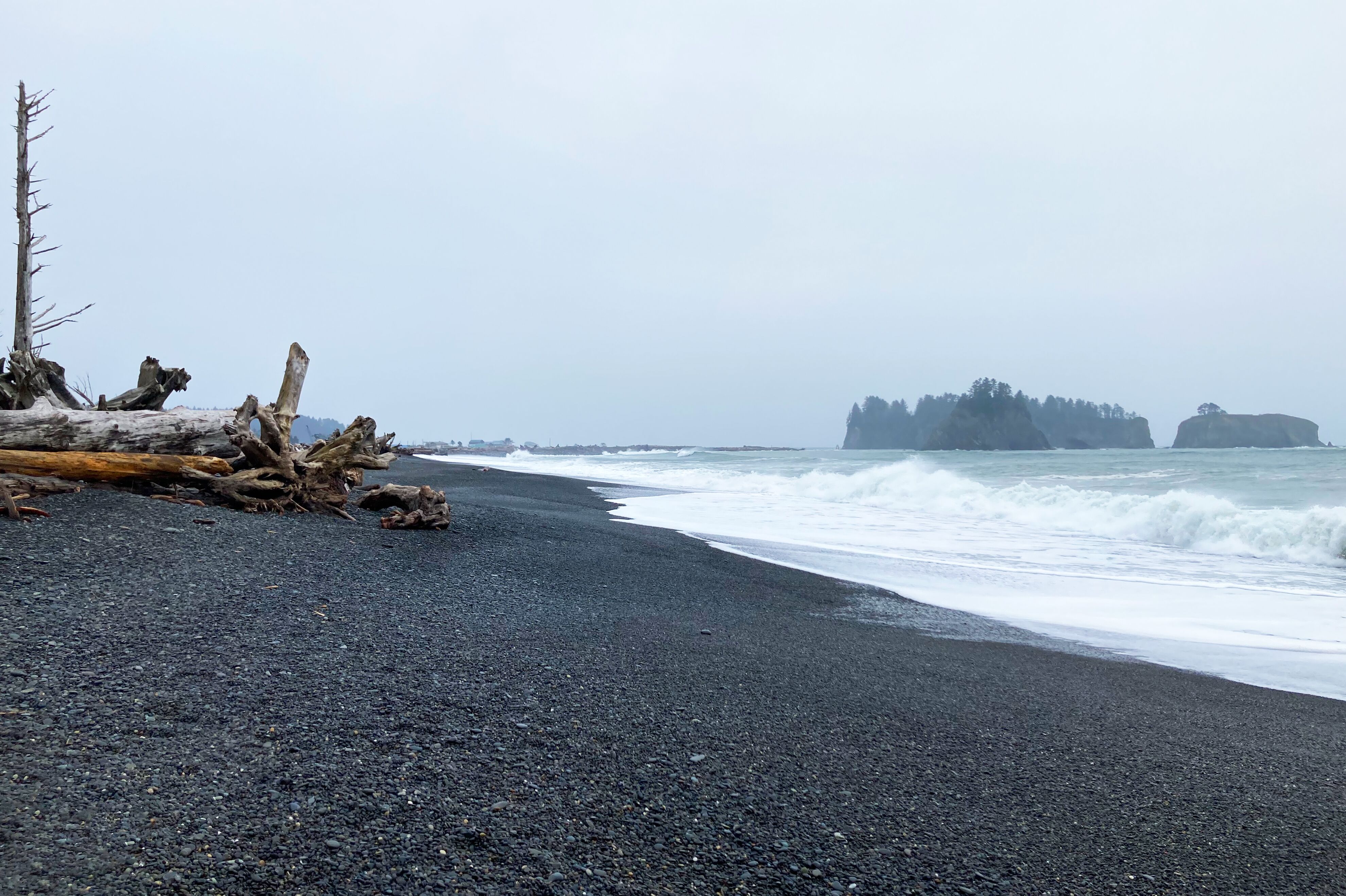 Blick auf den Rialto Beach