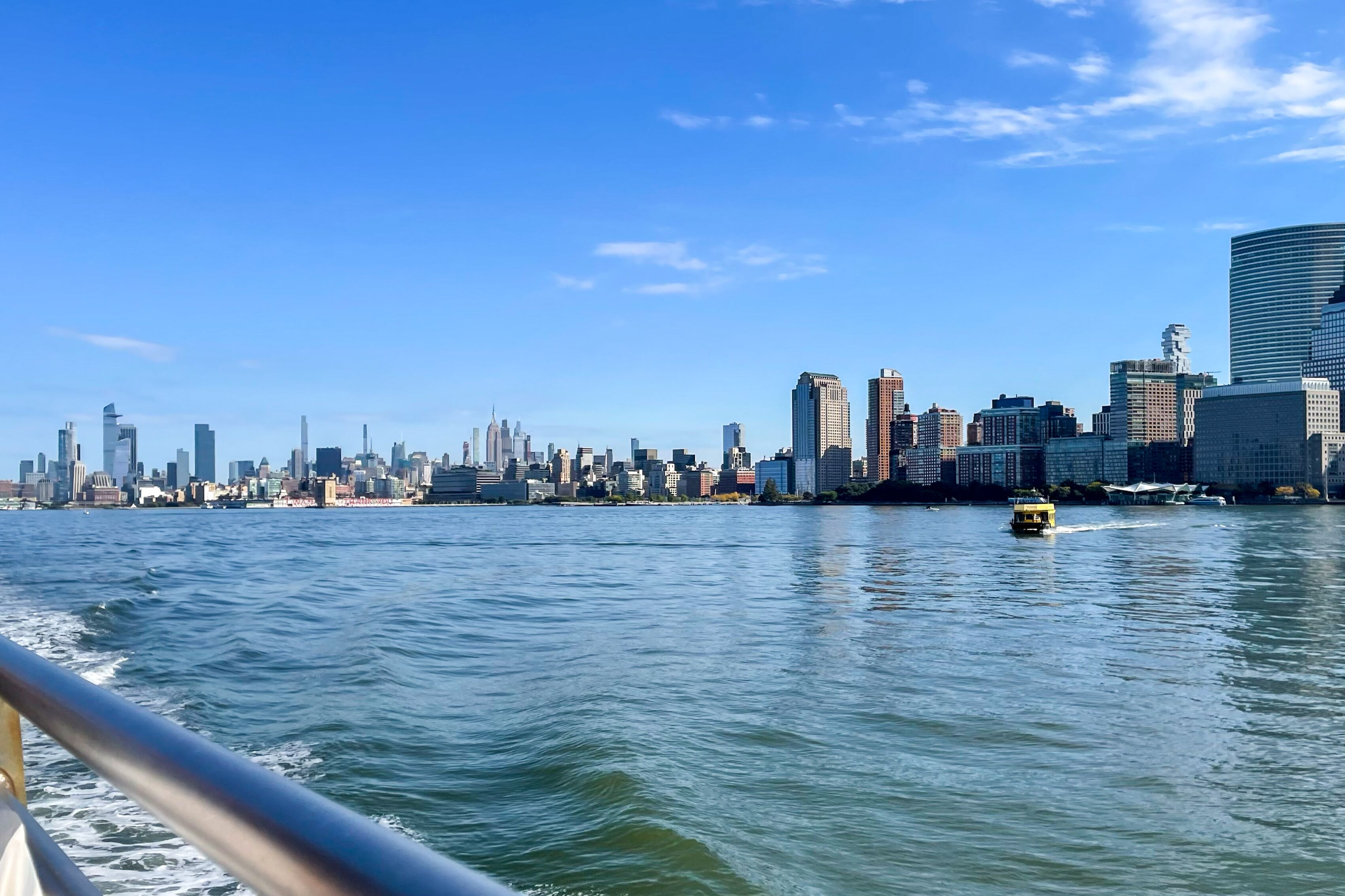 Mit der Fähre auf dem Hudson River