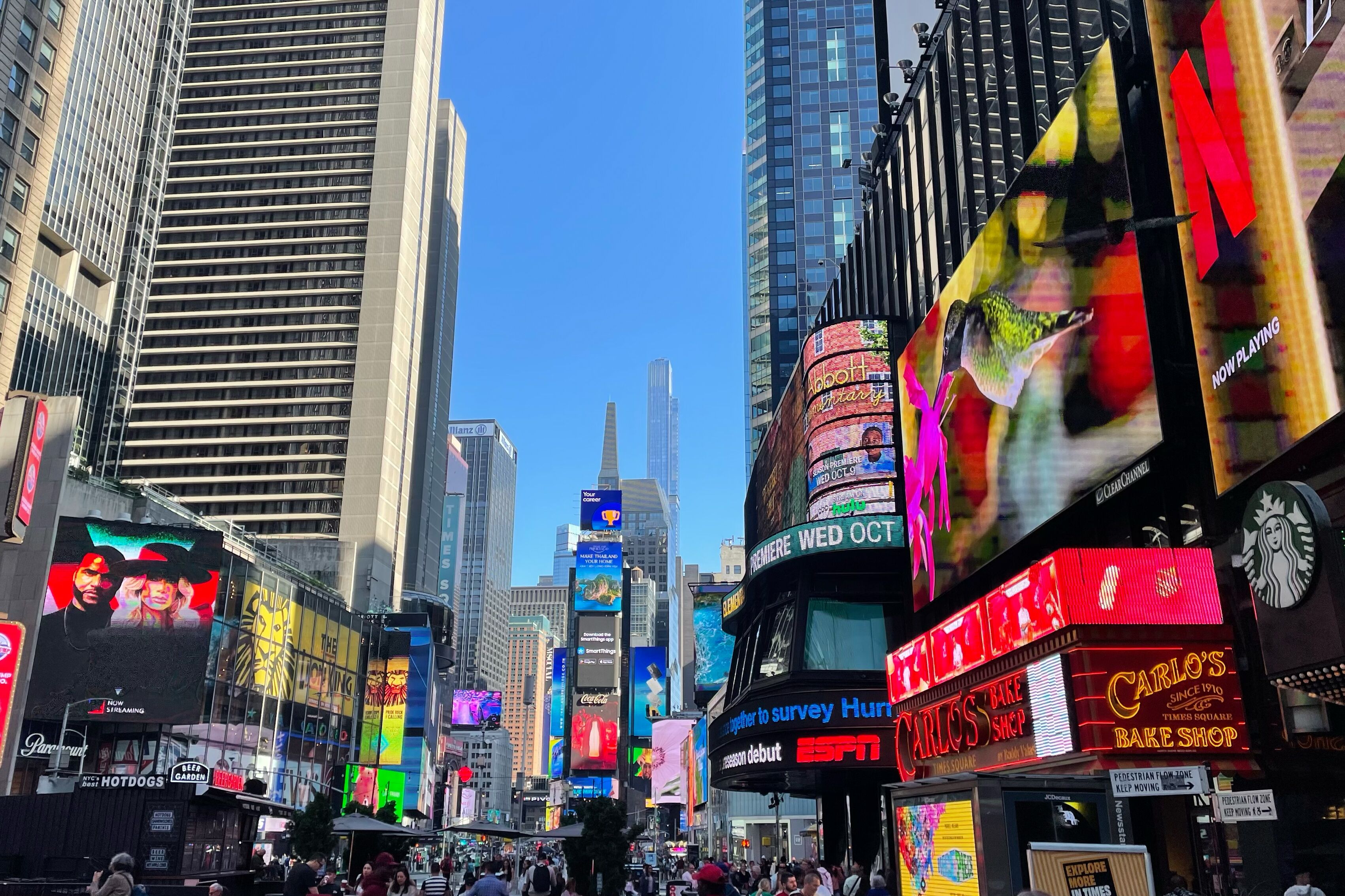 Der belebte Times Square