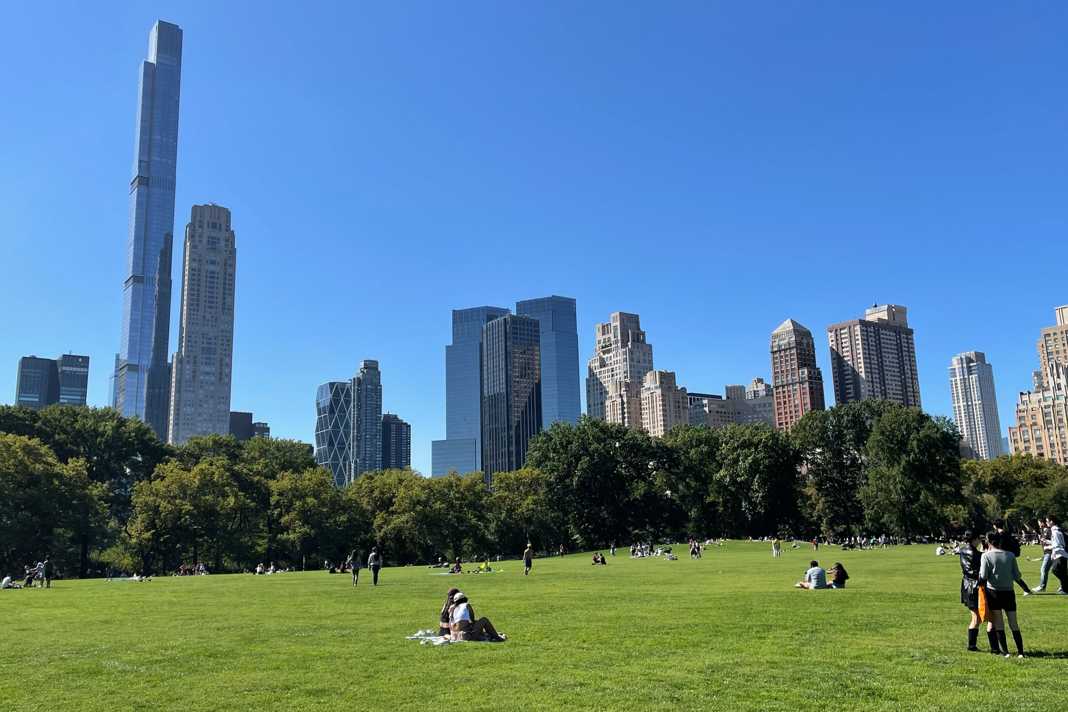 Die Sheep Meadows im Central Park