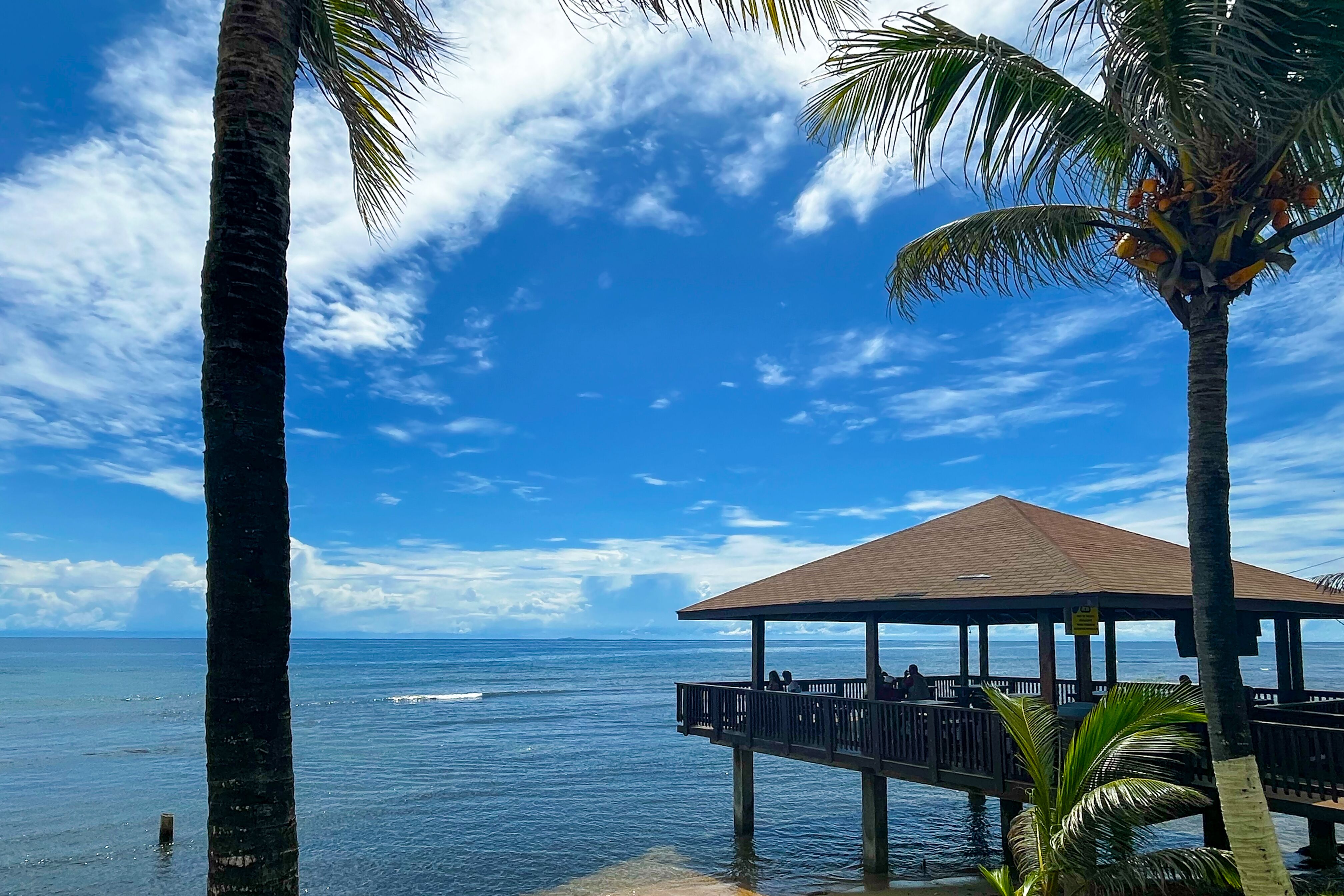 Blick aufs Meer in Honduras