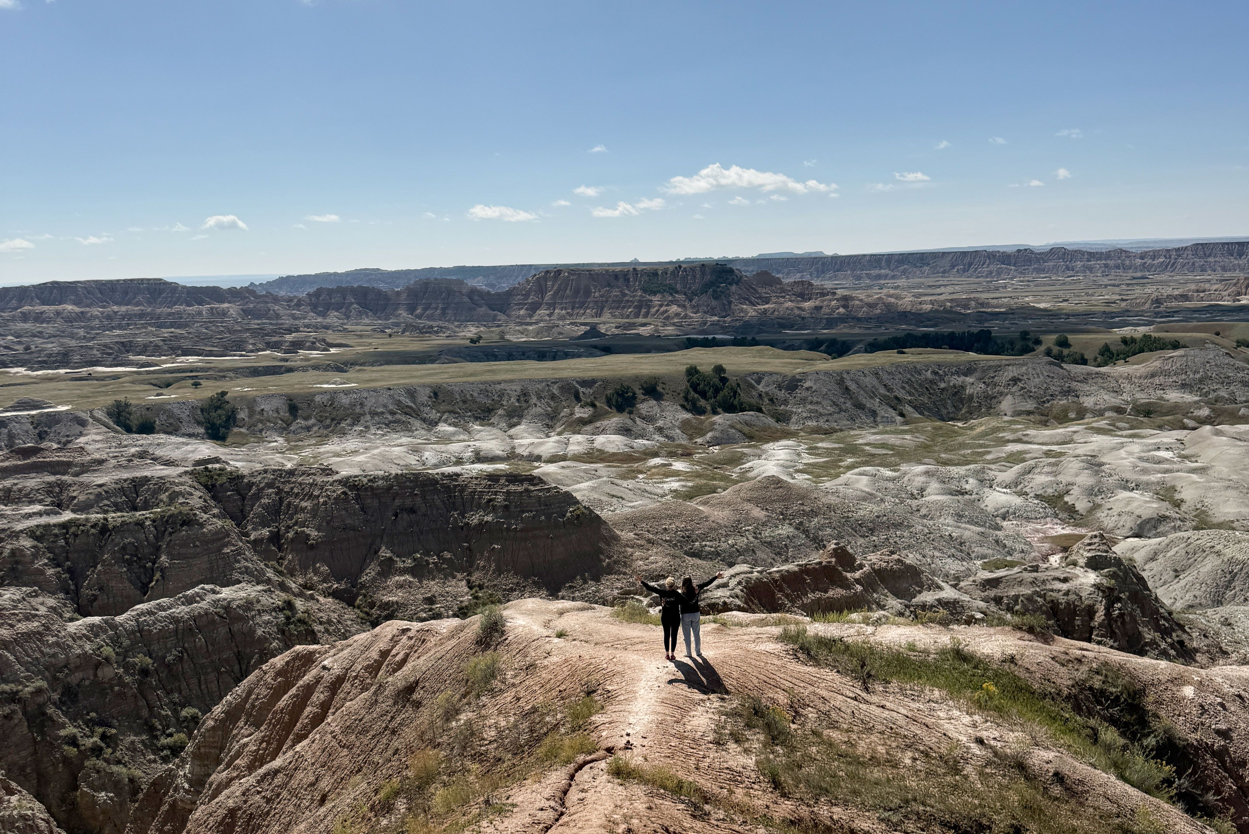 Badlands Wilderness Overlook im Badlands-Nationalpark in South Dakota