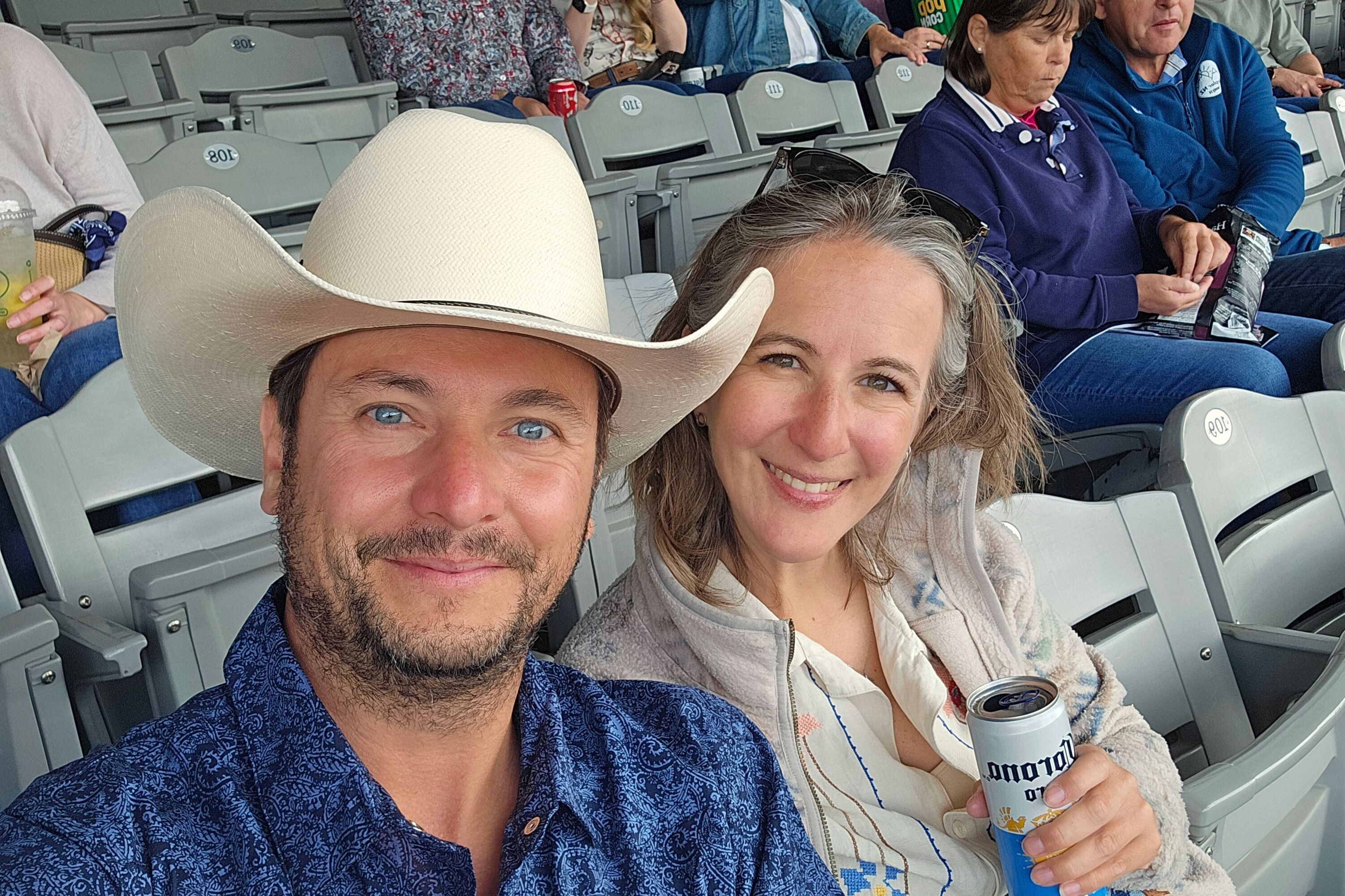 Selfie von Cindy und Tobias bei der Calgary Stampede