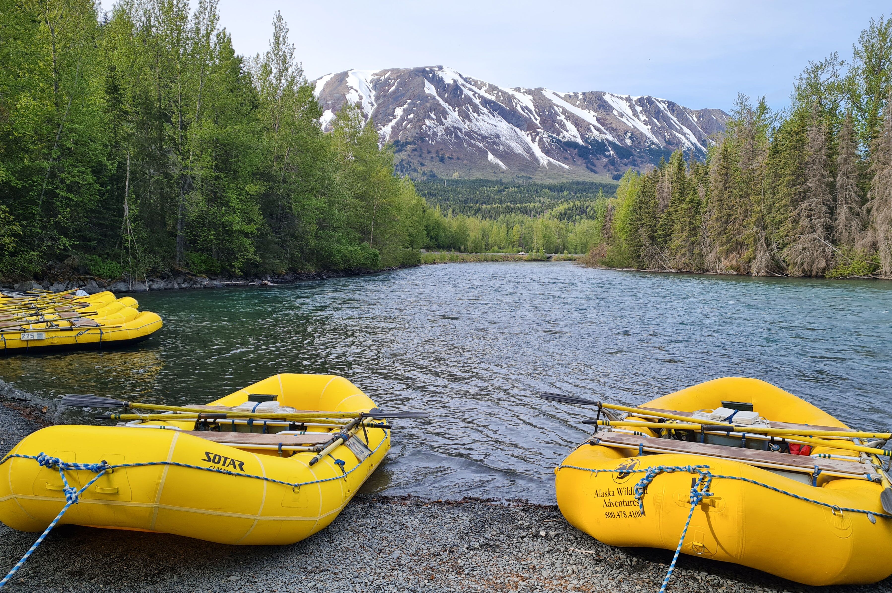 Floatingtour mit Alaska Wildland Adventures auf dem Kenai River in Coopers Landing