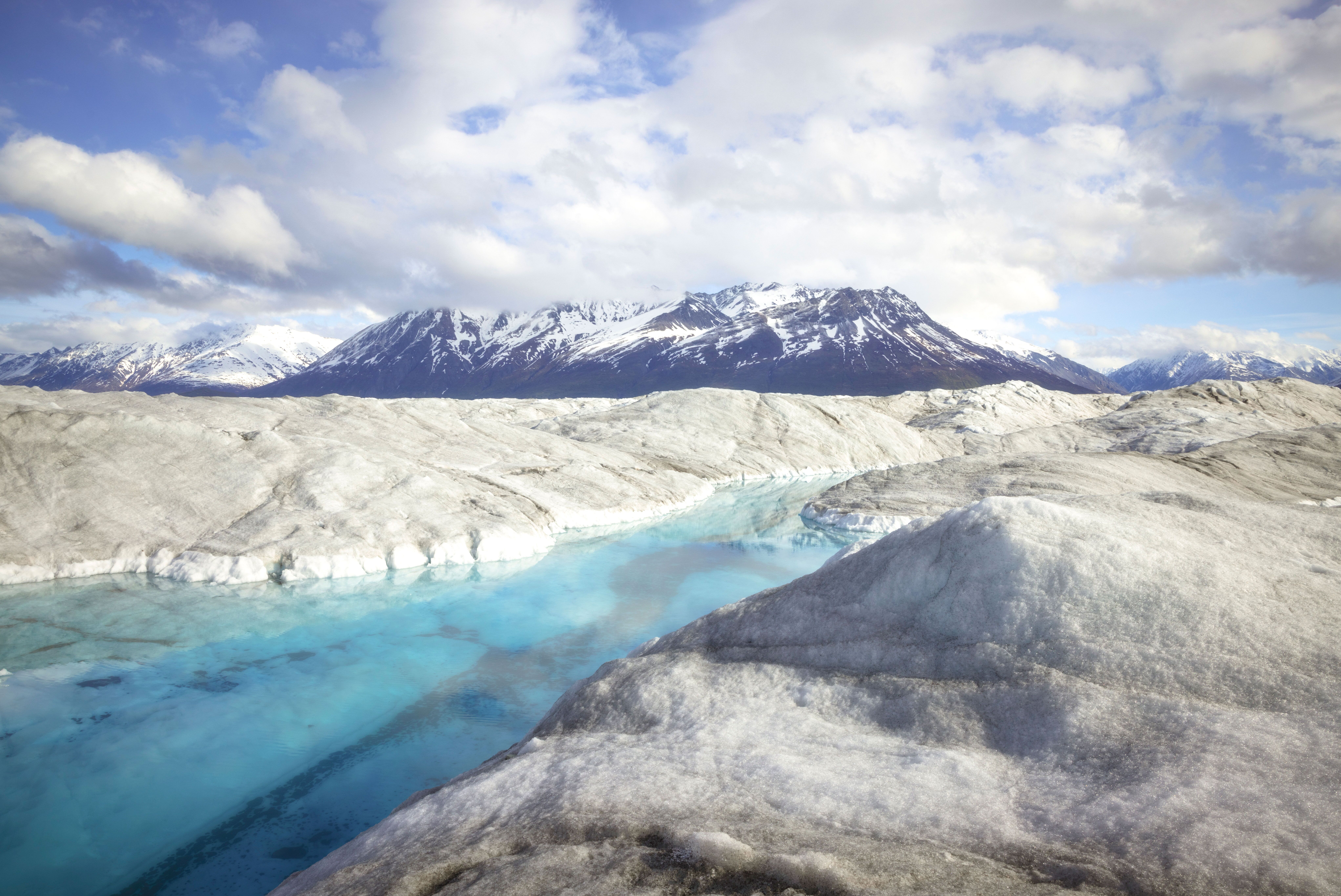 Atemberaubende Gletscher in Alaska