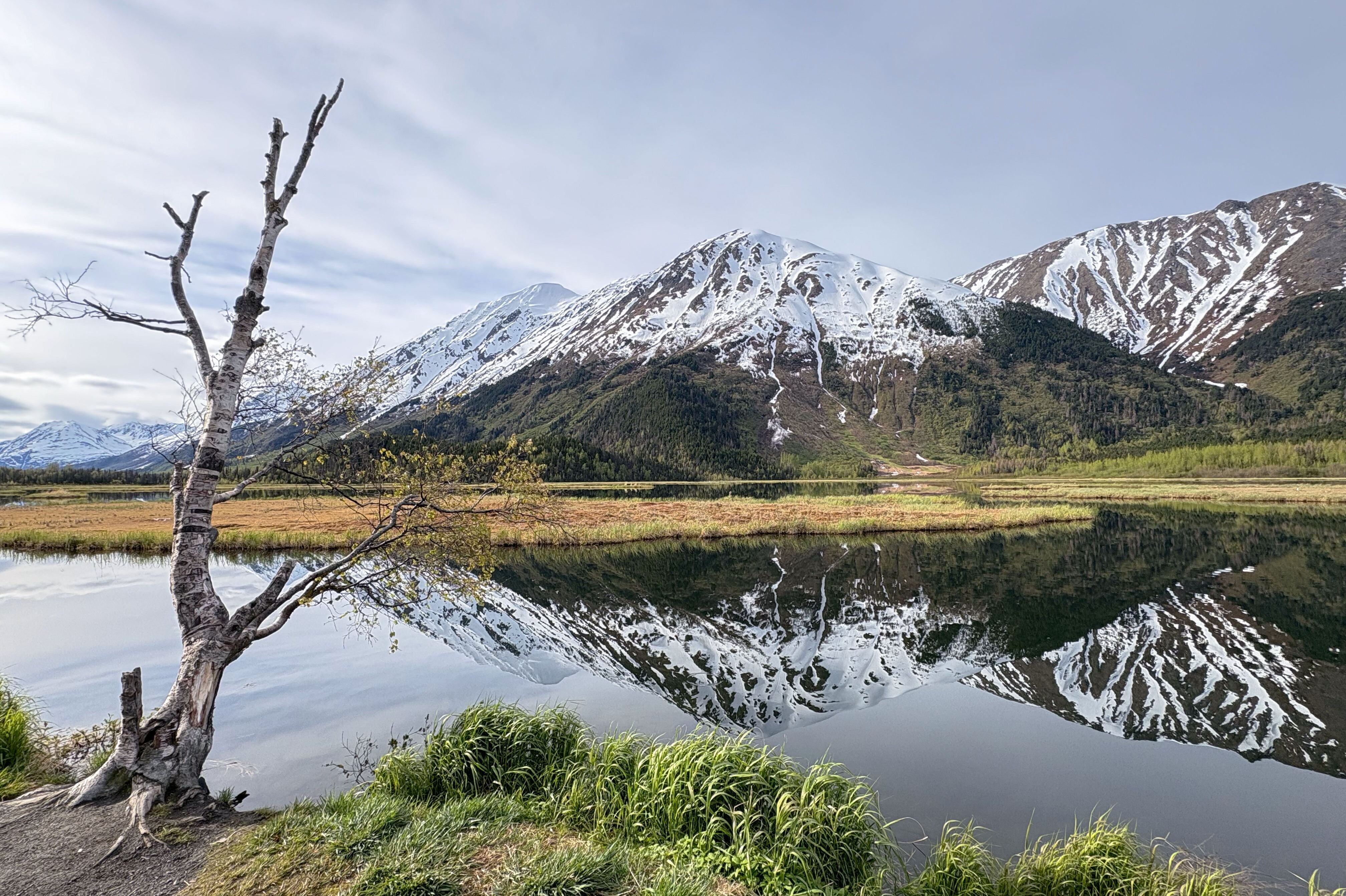 Wunderschöner Tern Lake in Alaska