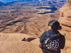 Mimi in den Canyonlands