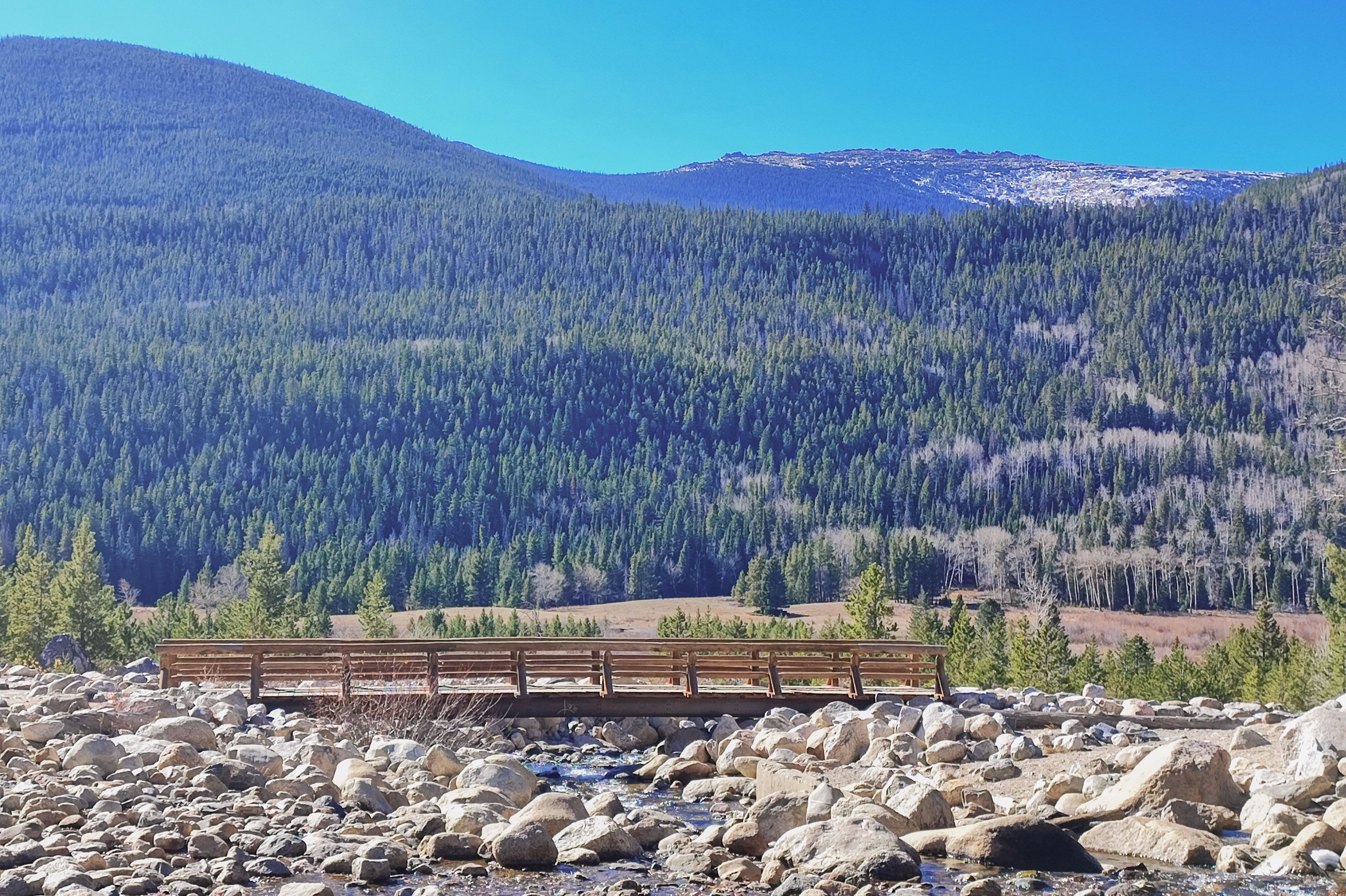 Brücke im Rocky Mountain Nationalpark