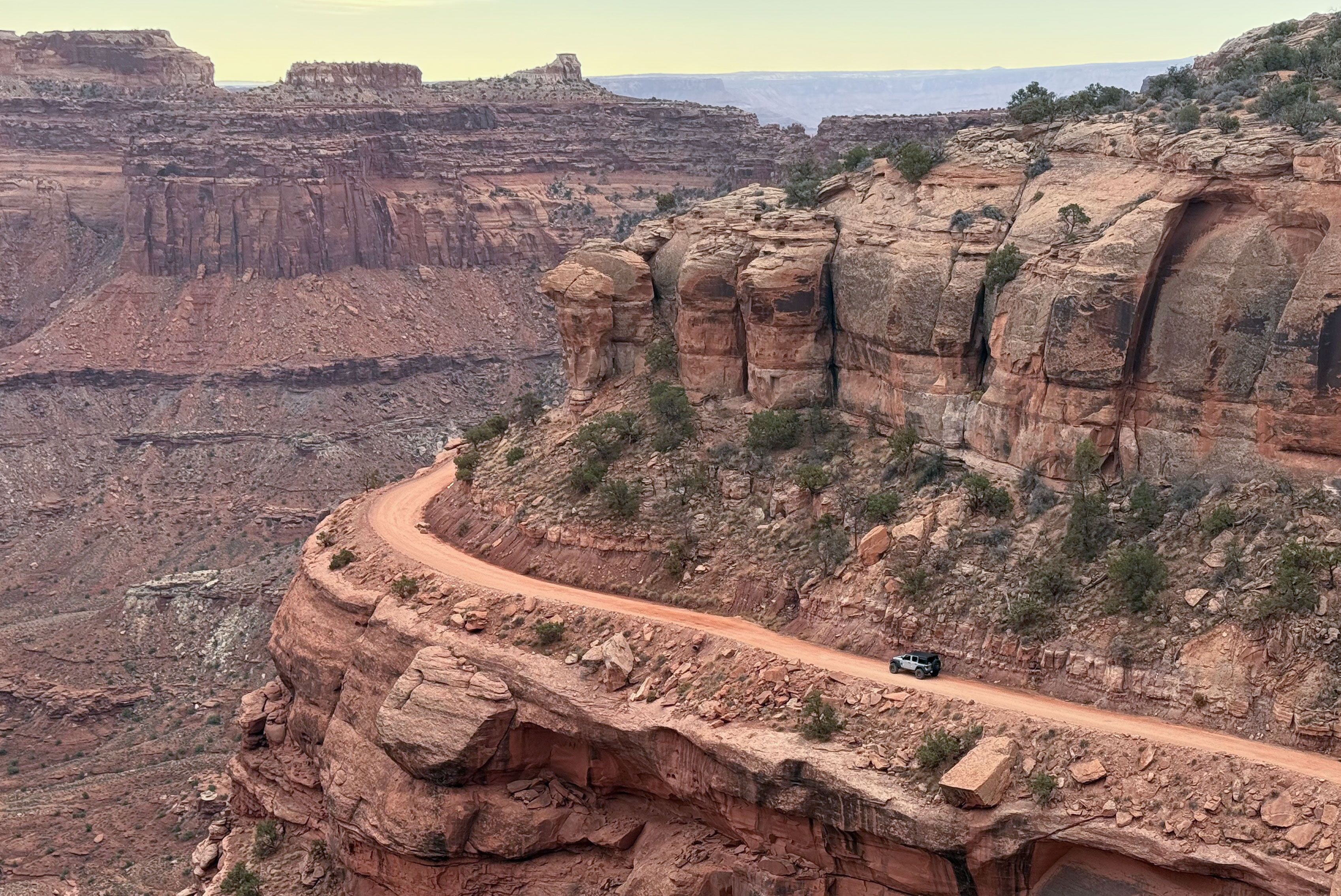 Gigantischer Shafer Trail im Canyonlands Nationalpark