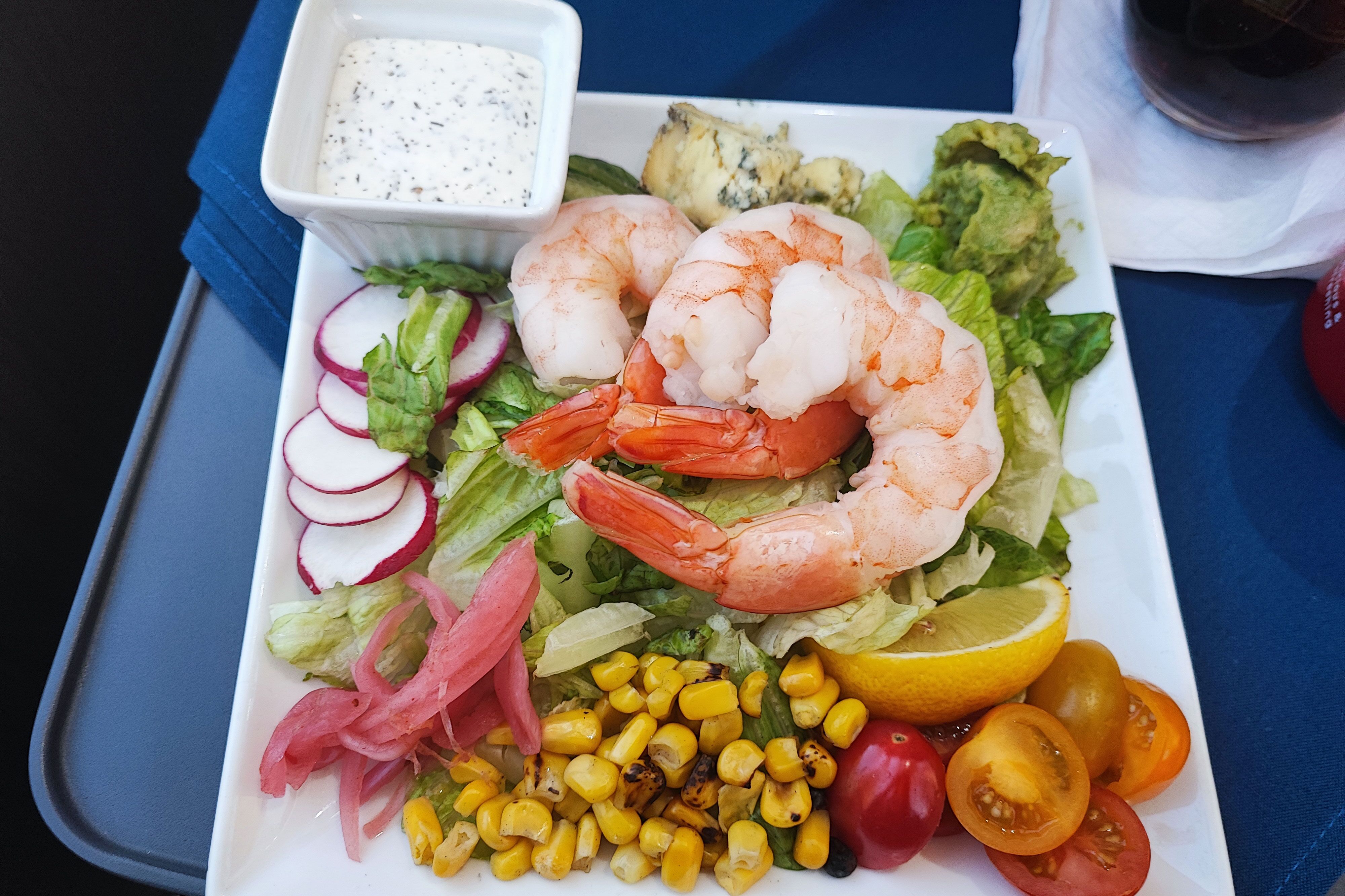 Speisen mit Meeresfrüchten im Canyon Spirit