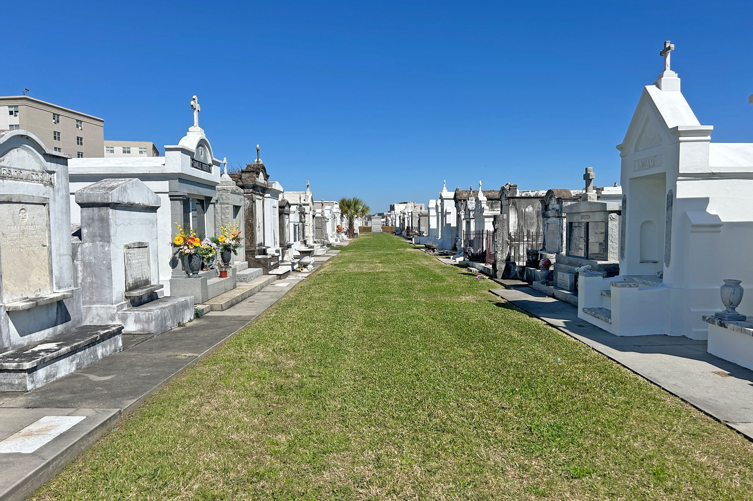 Grabstätten auf dem St Louis Cemetery