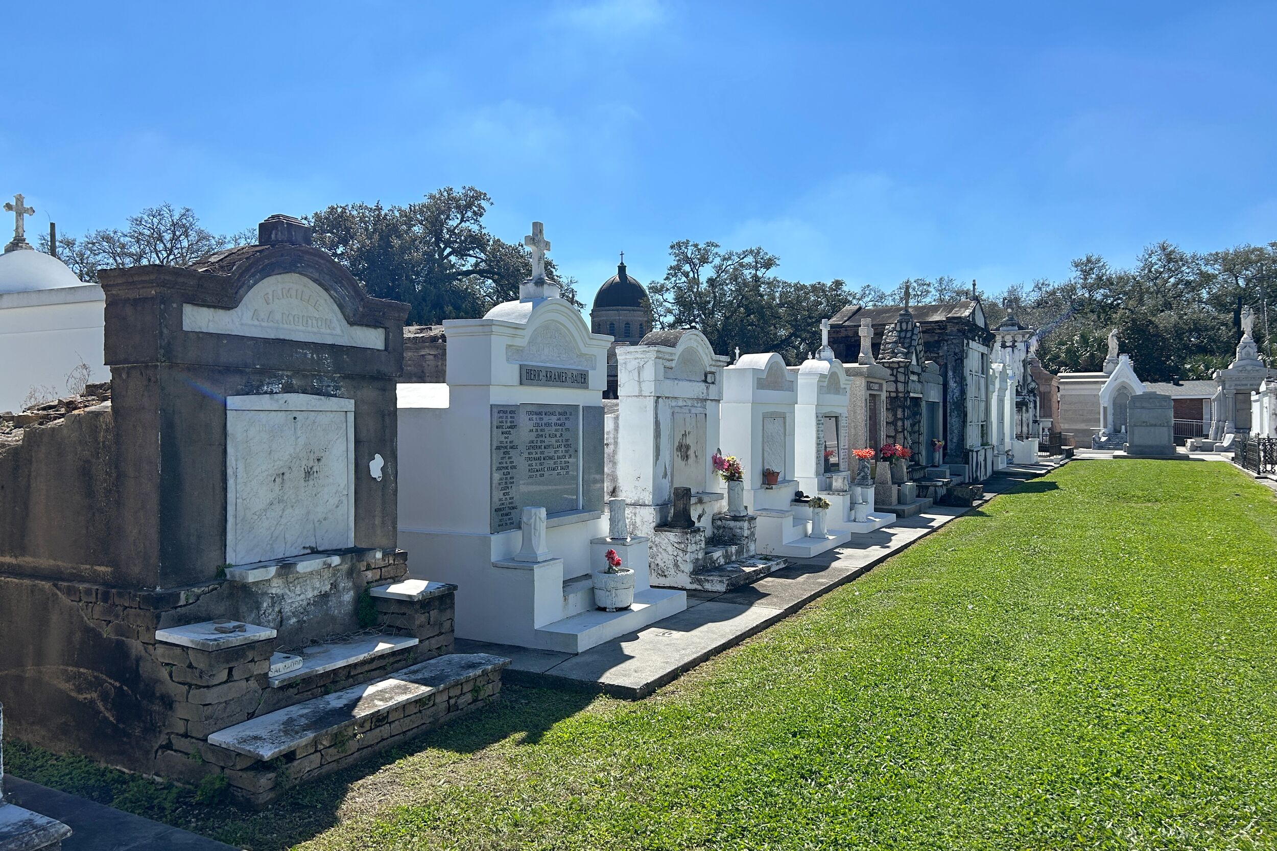 Grabstätten auf dem St Louis Cemetery