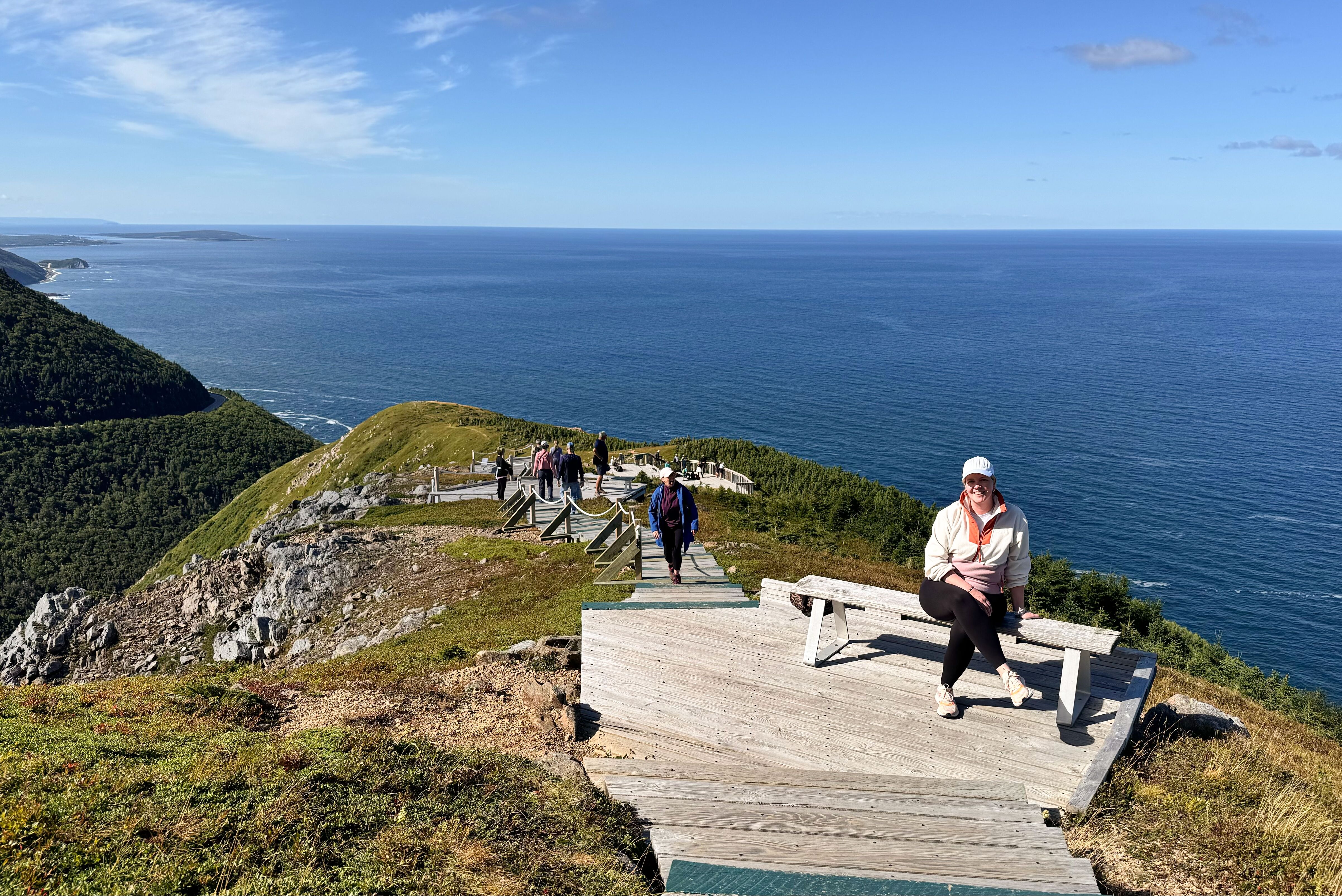Aussicht auf das Wasser vom Skyline Trail aus