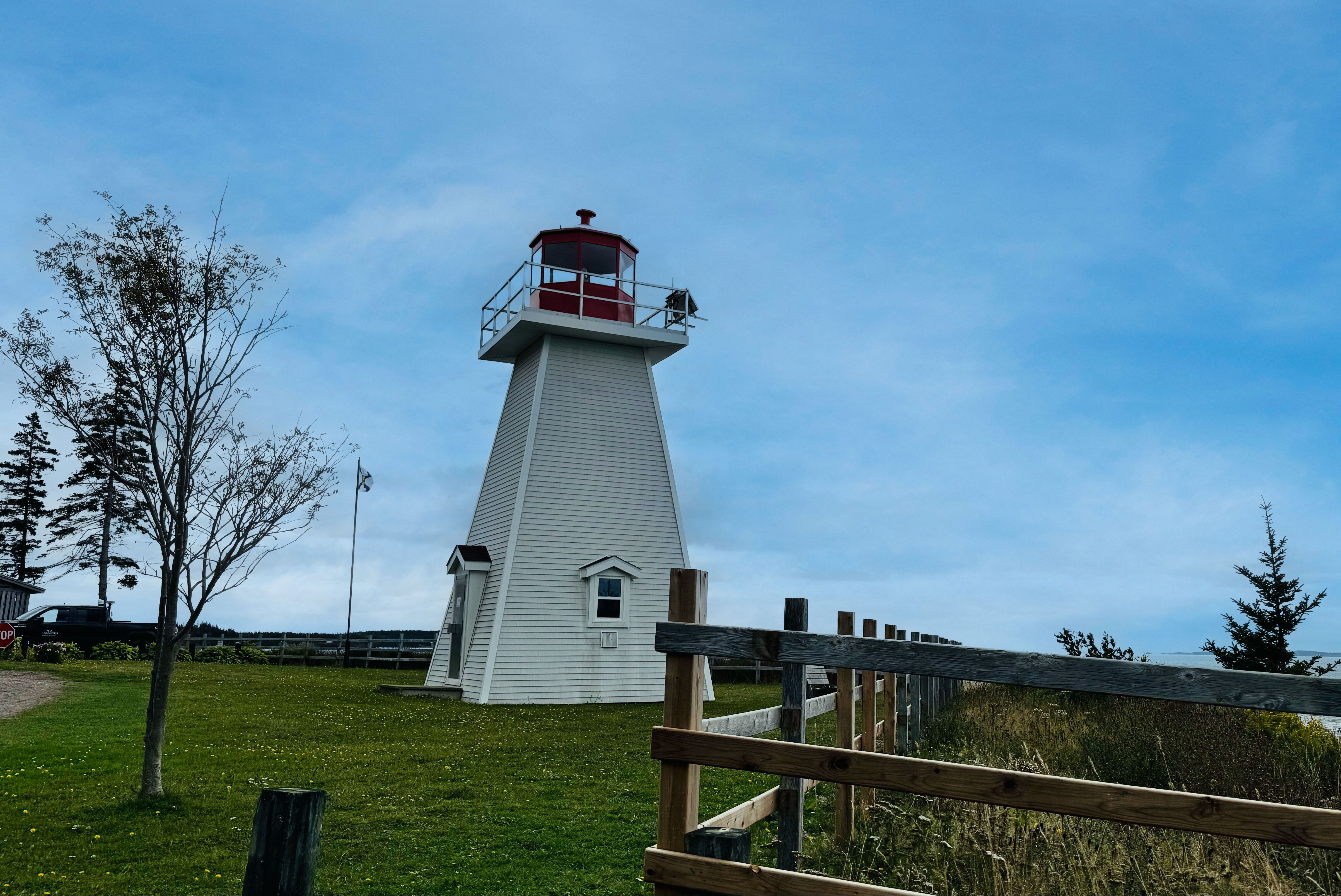 Leuchtturm im Battery Provincial Park in Nova Scotia