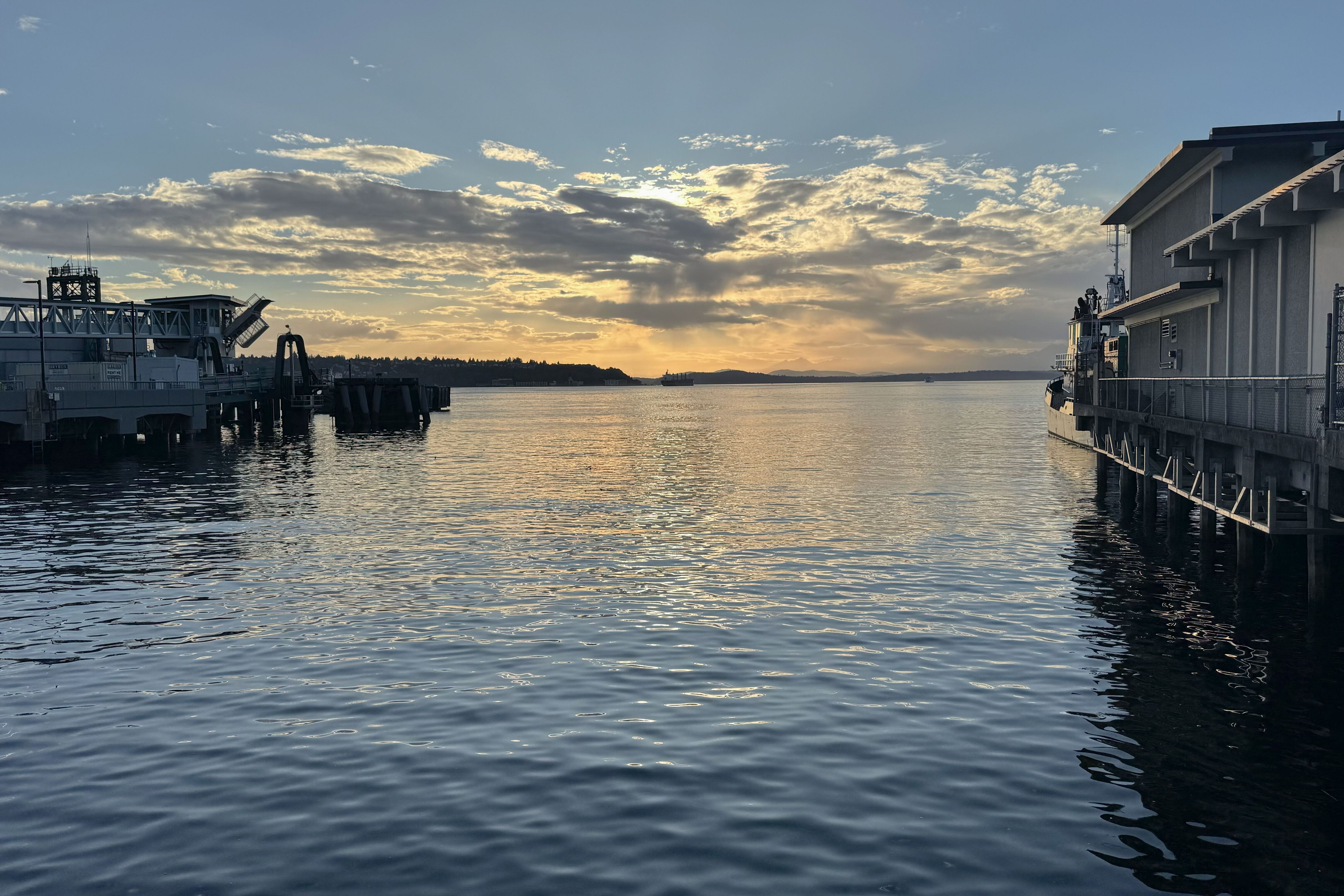 Sonnenuntergang über Seattle
