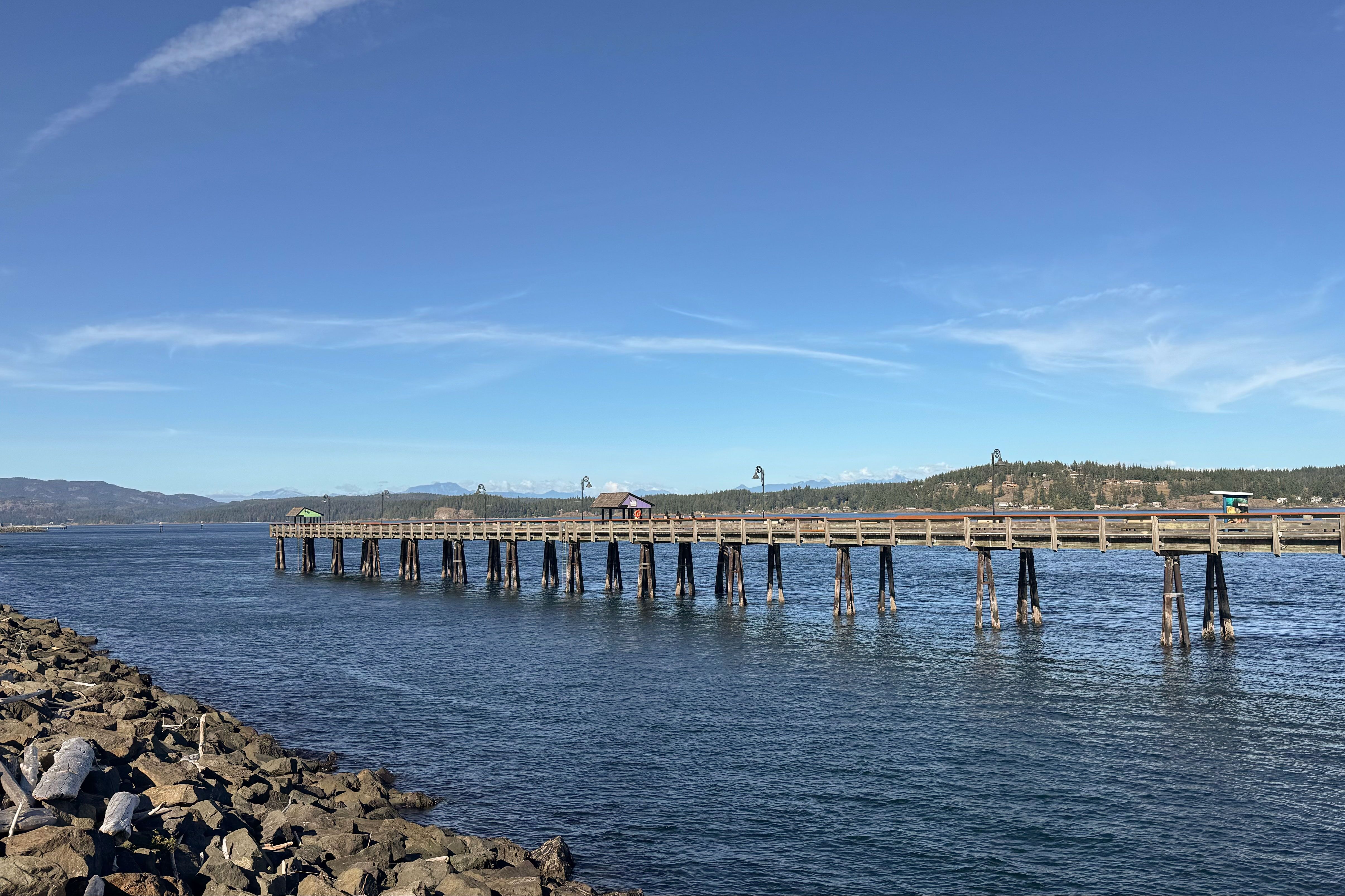 Blick auf Campbell River in British Columbia