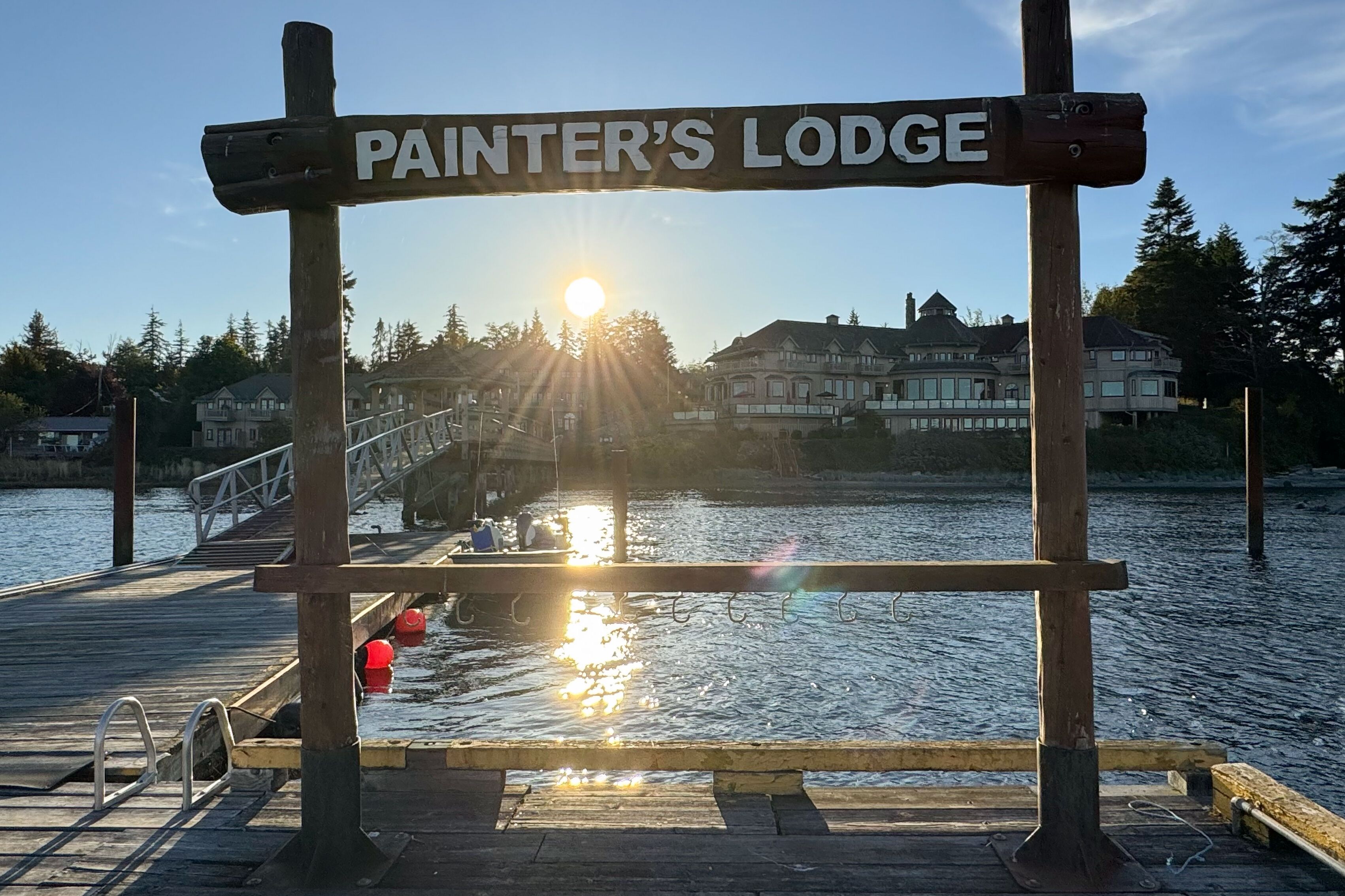 Hotel Painters Lodge in Campbell River in British Columbia