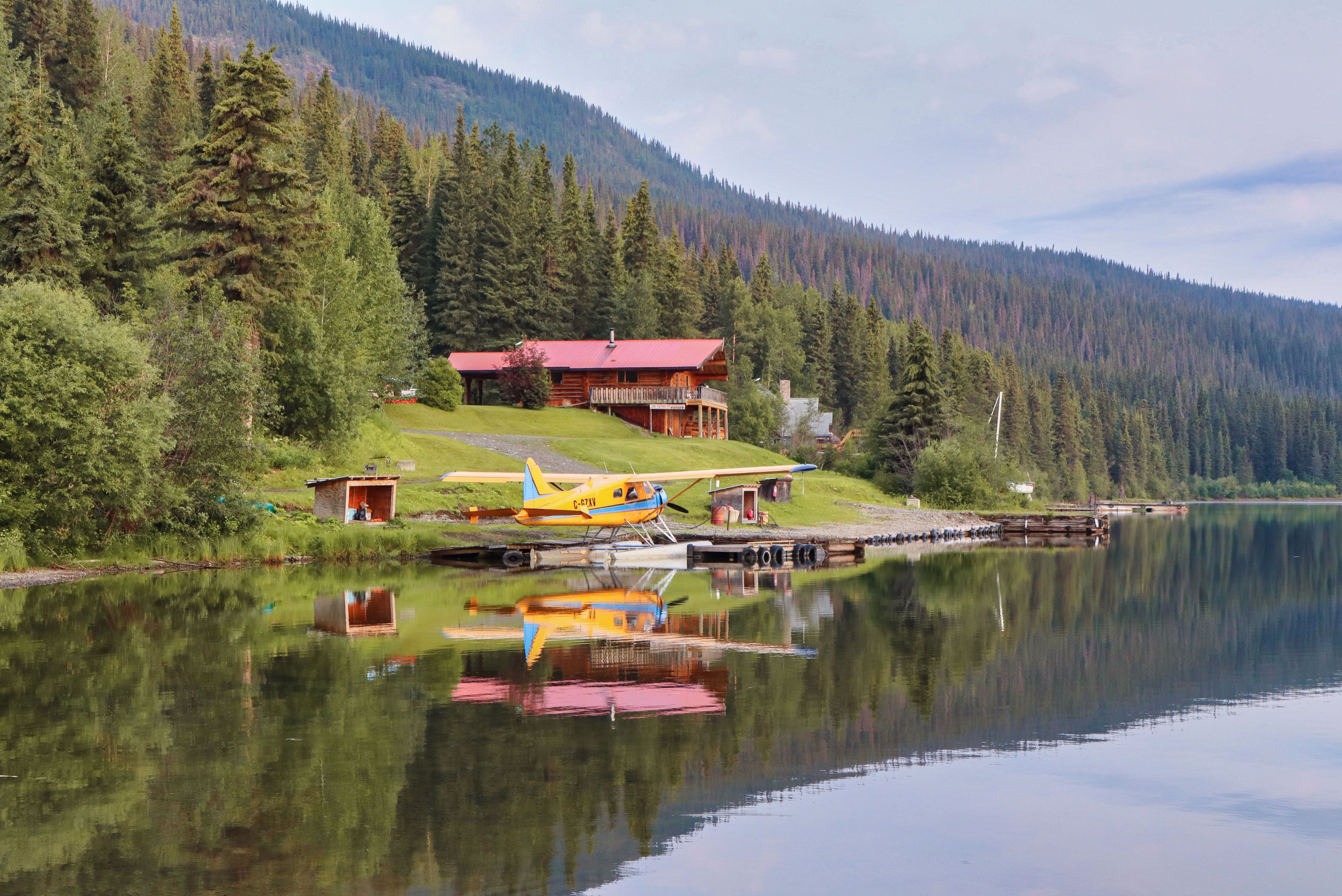 Idylle am Dease Lake in Northern BC