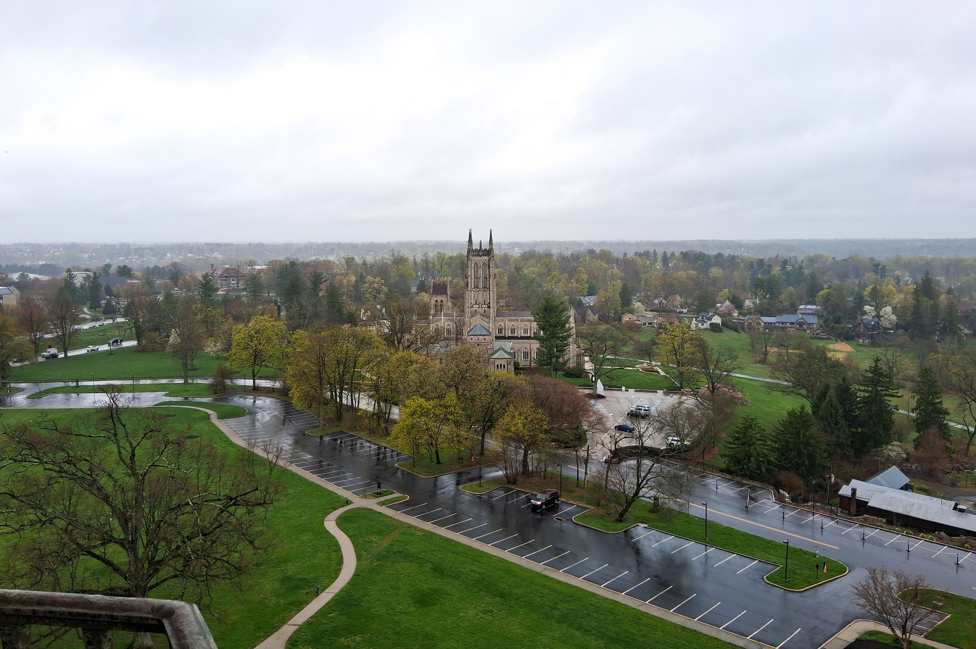 Blick auf die Bryn Athyn Cathedral