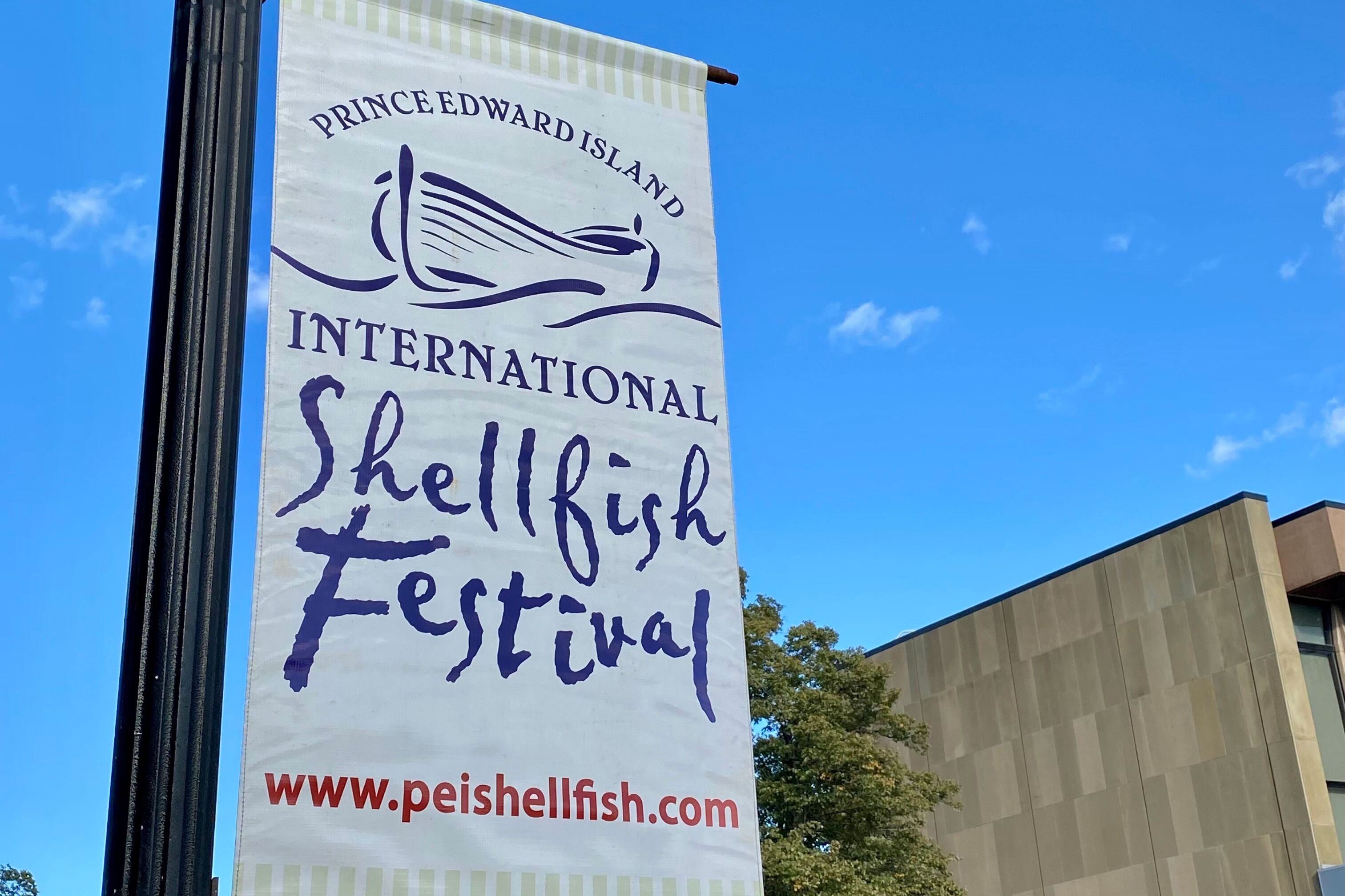 Plakat vom Shellfish Festival auf Prince Edward Island Plakat vom Shellfish Festival auf Prince Edward Island