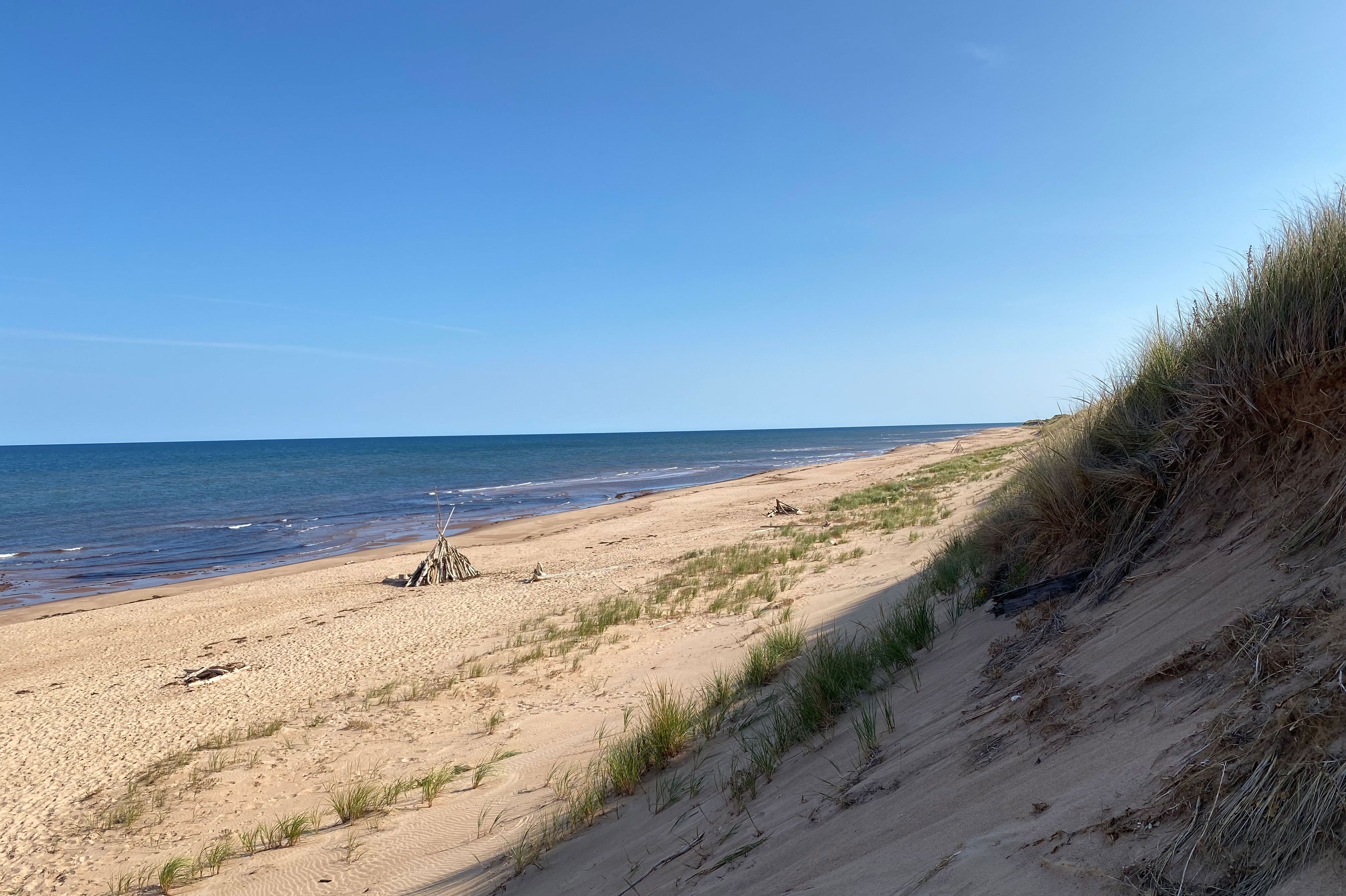 Weitläufiger Strand auf Prince Edward Island Weitläufiger Strand auf Prince Edward Island
