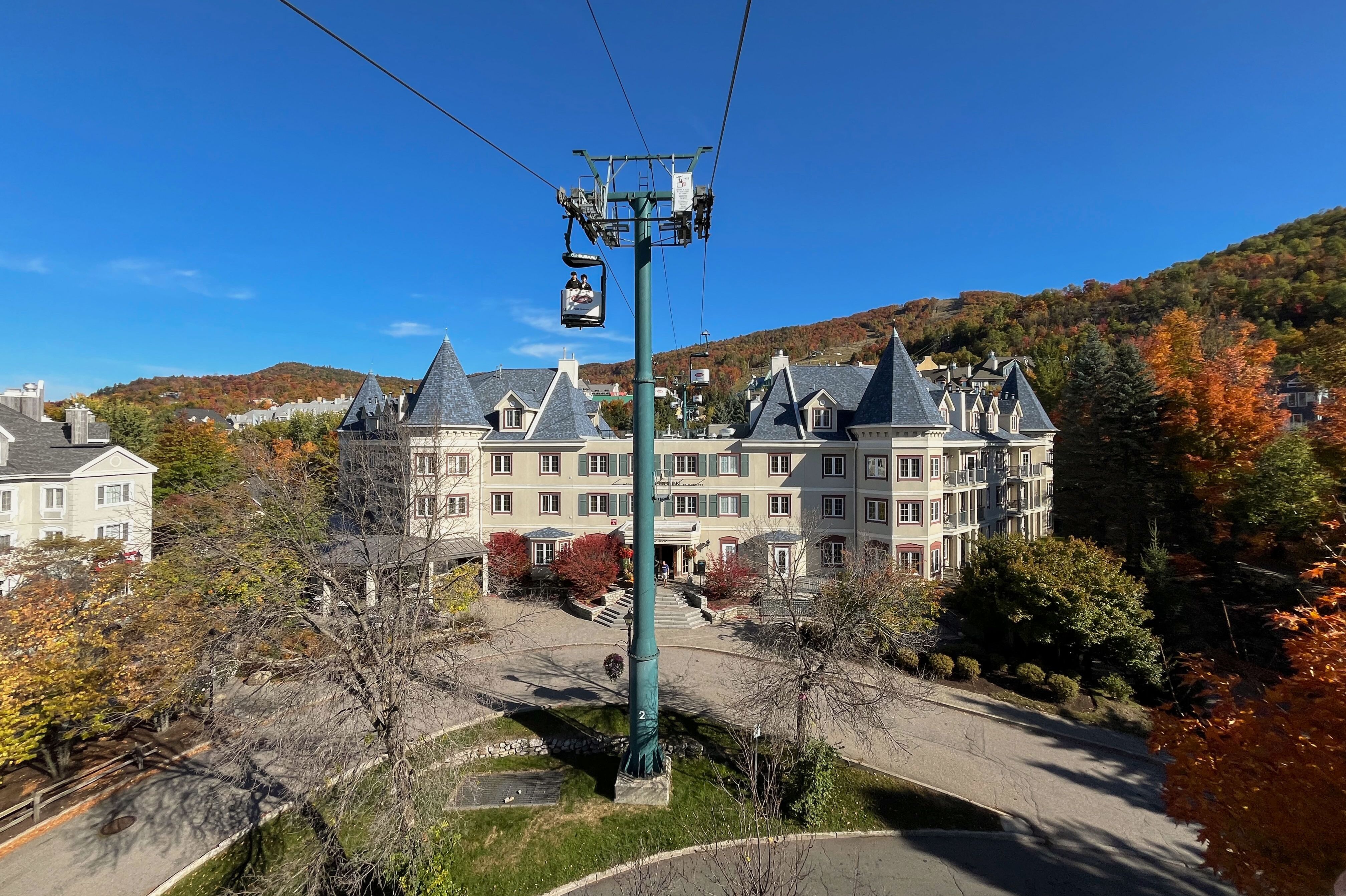 Blick auf Mont Tremblant Blick auf Mont Tremblant