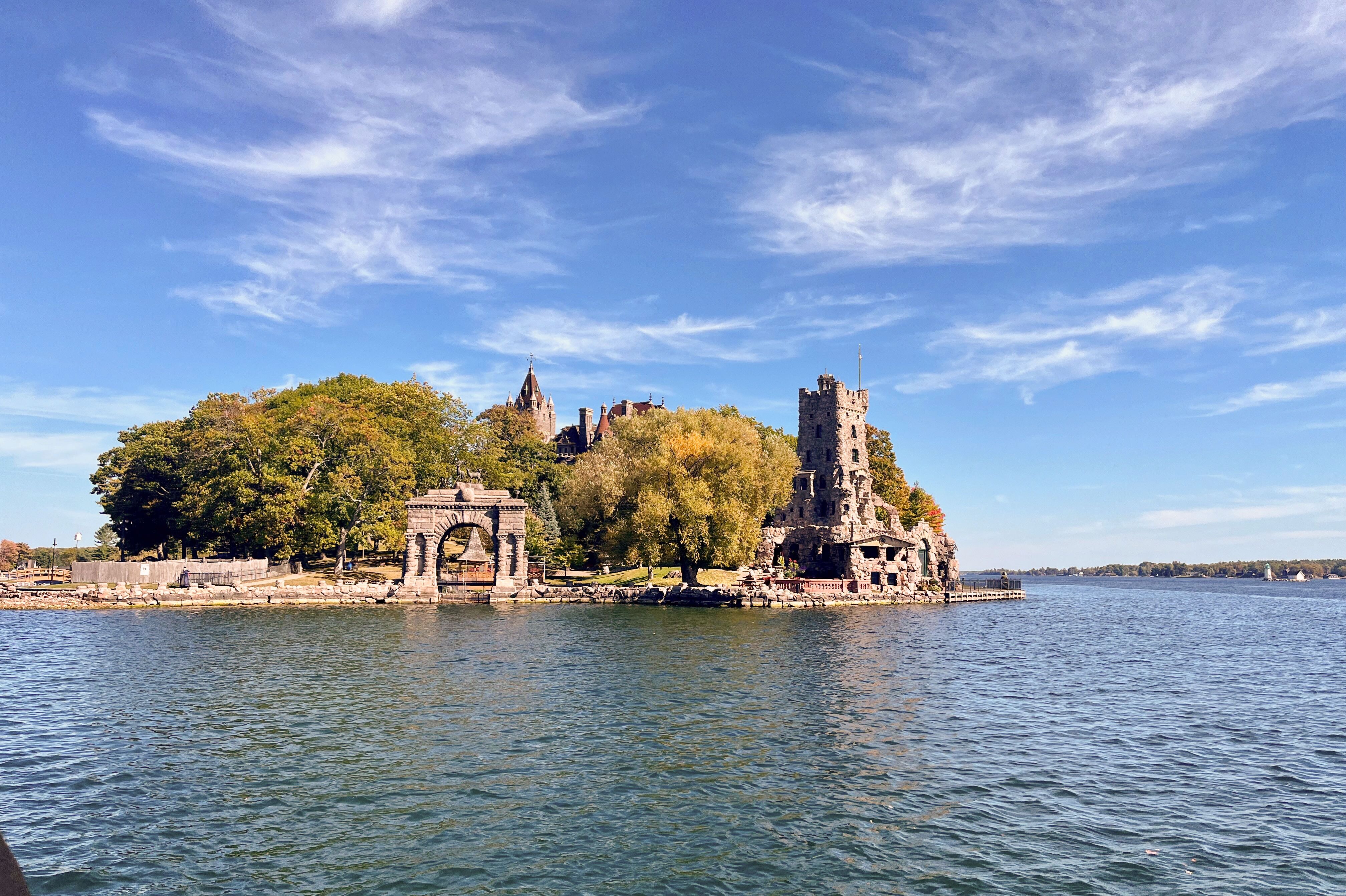 Blick auf die Inselgruppe Thousand Islands in Ontario Blick auf die Inselgruppe Thousand Islands in Ontario