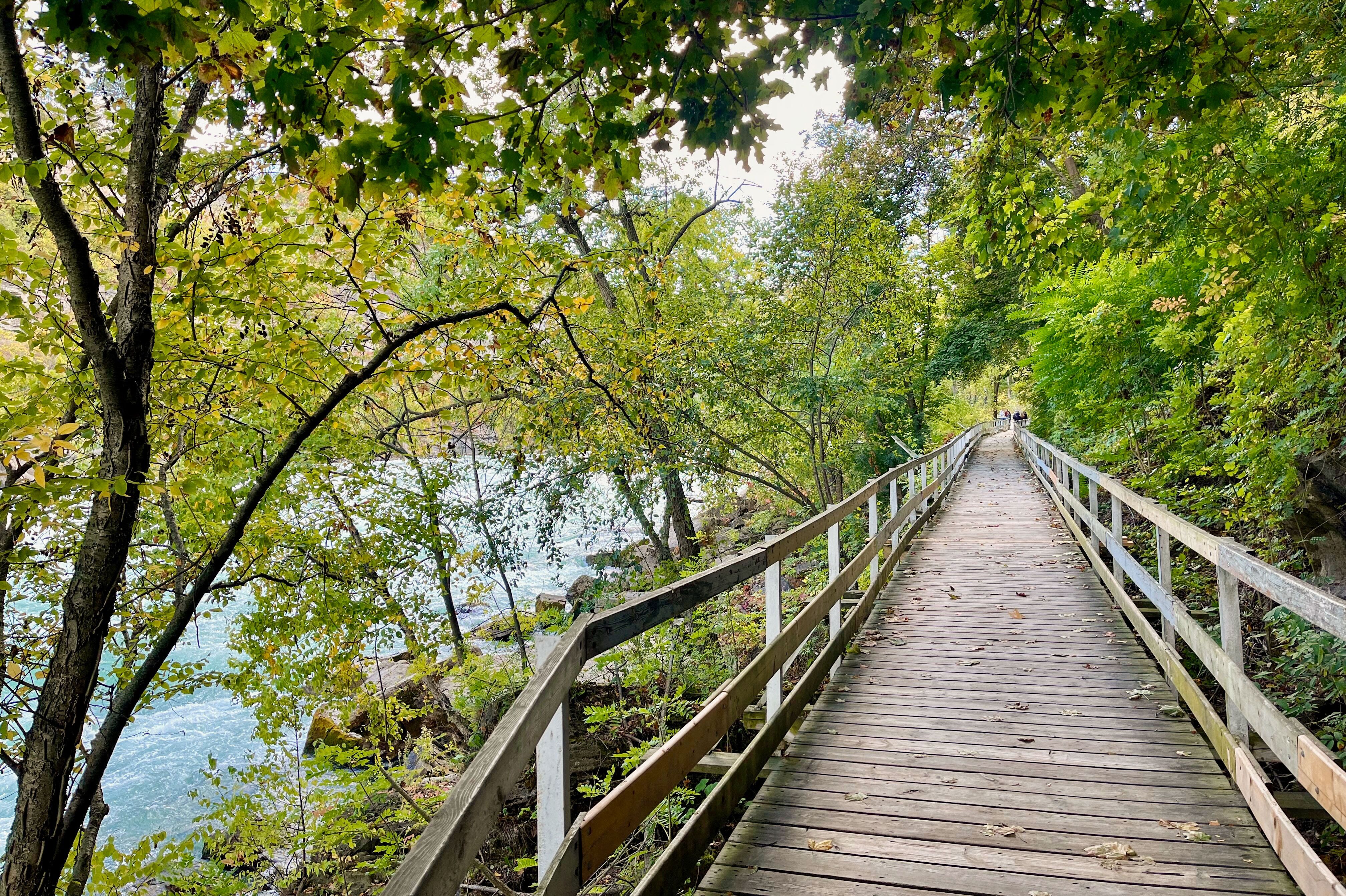 White Water Walk in Niagara Falls in Ontario White Water Walk in Niagara Falls in Ontario