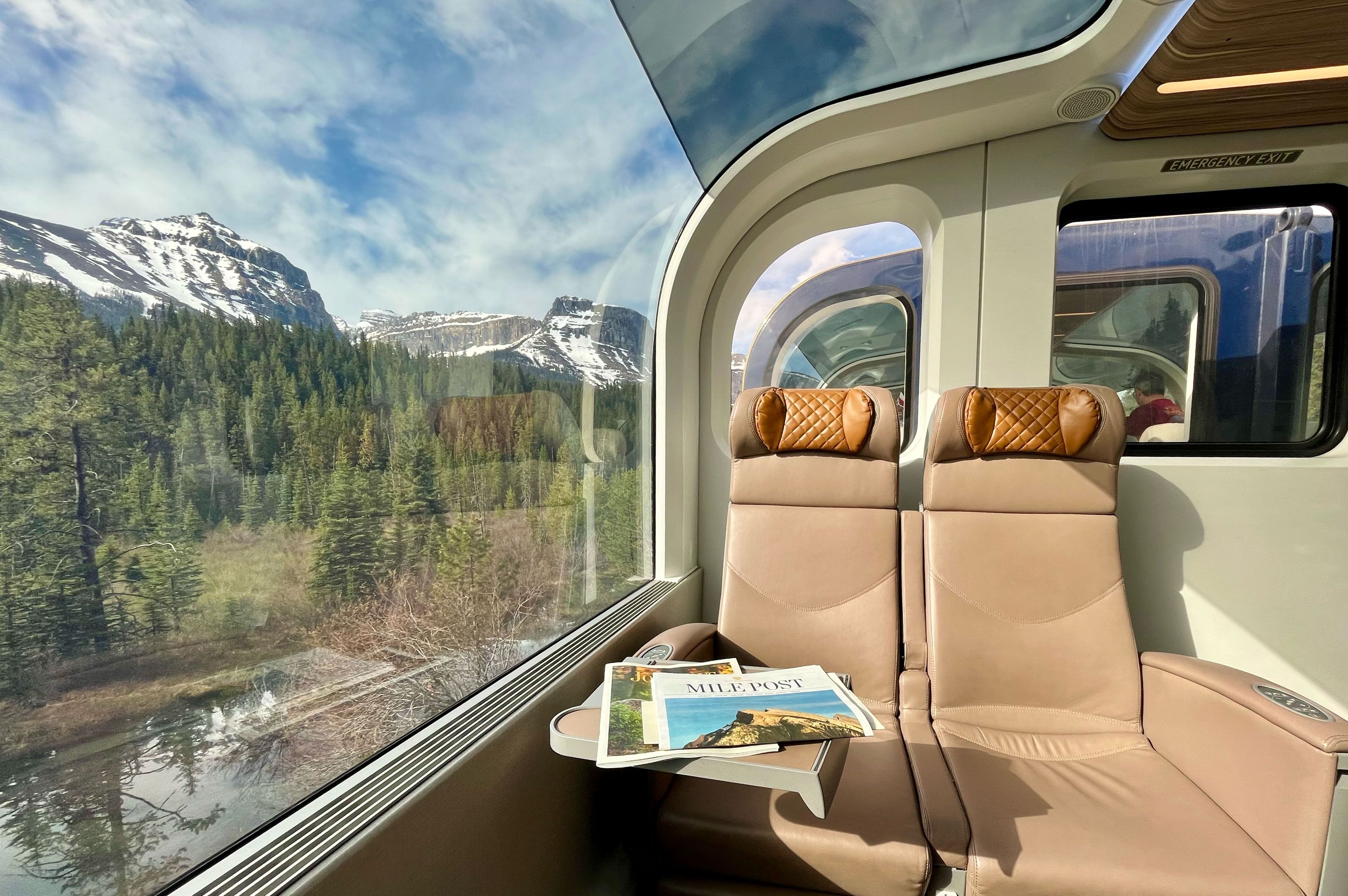 Sitzplätze im Rocky Mountaineer Sitzplätze im Rocky Mountaineer