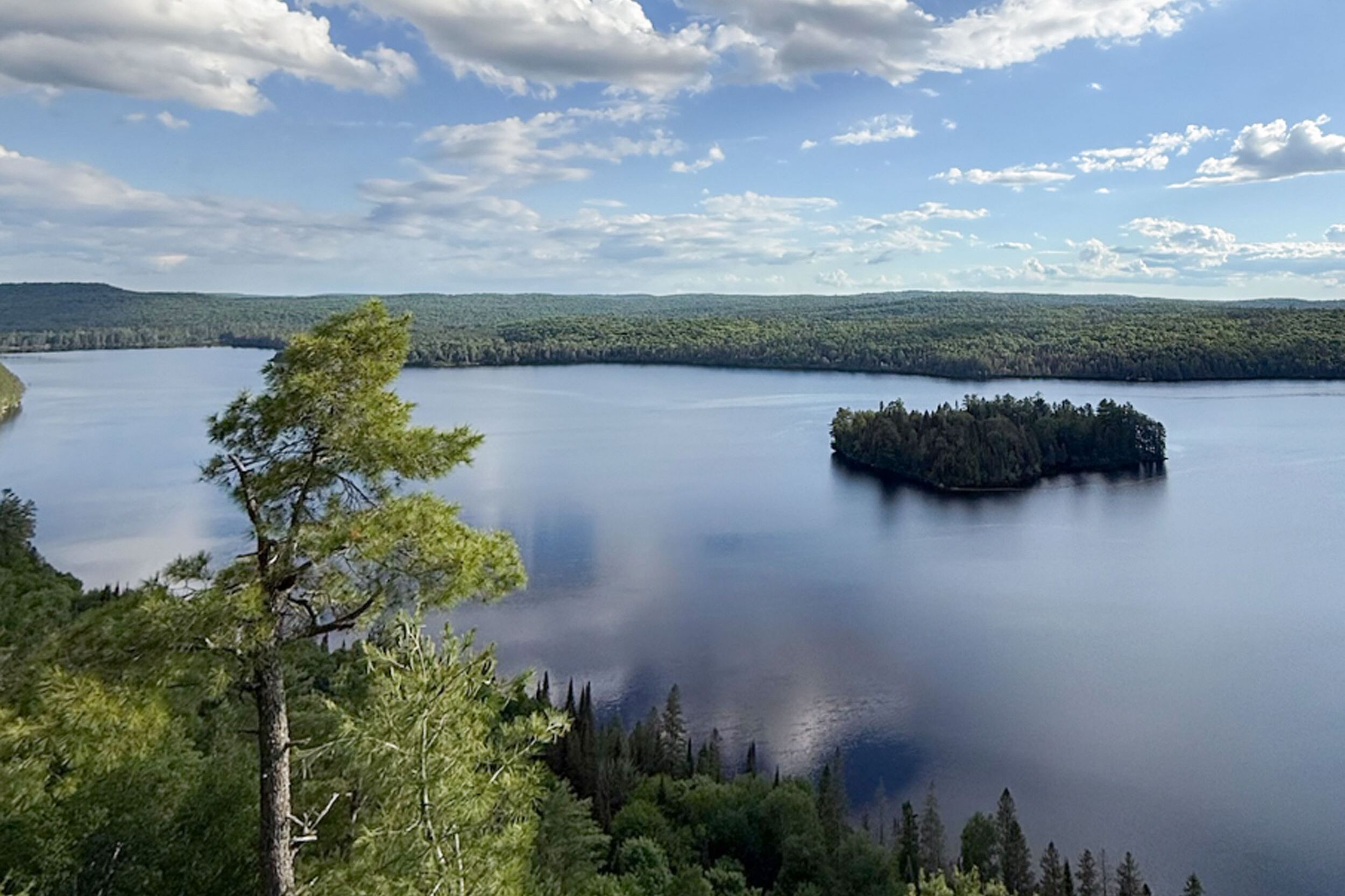Aussicht auf den Algonquin Provincial Park in Ontario