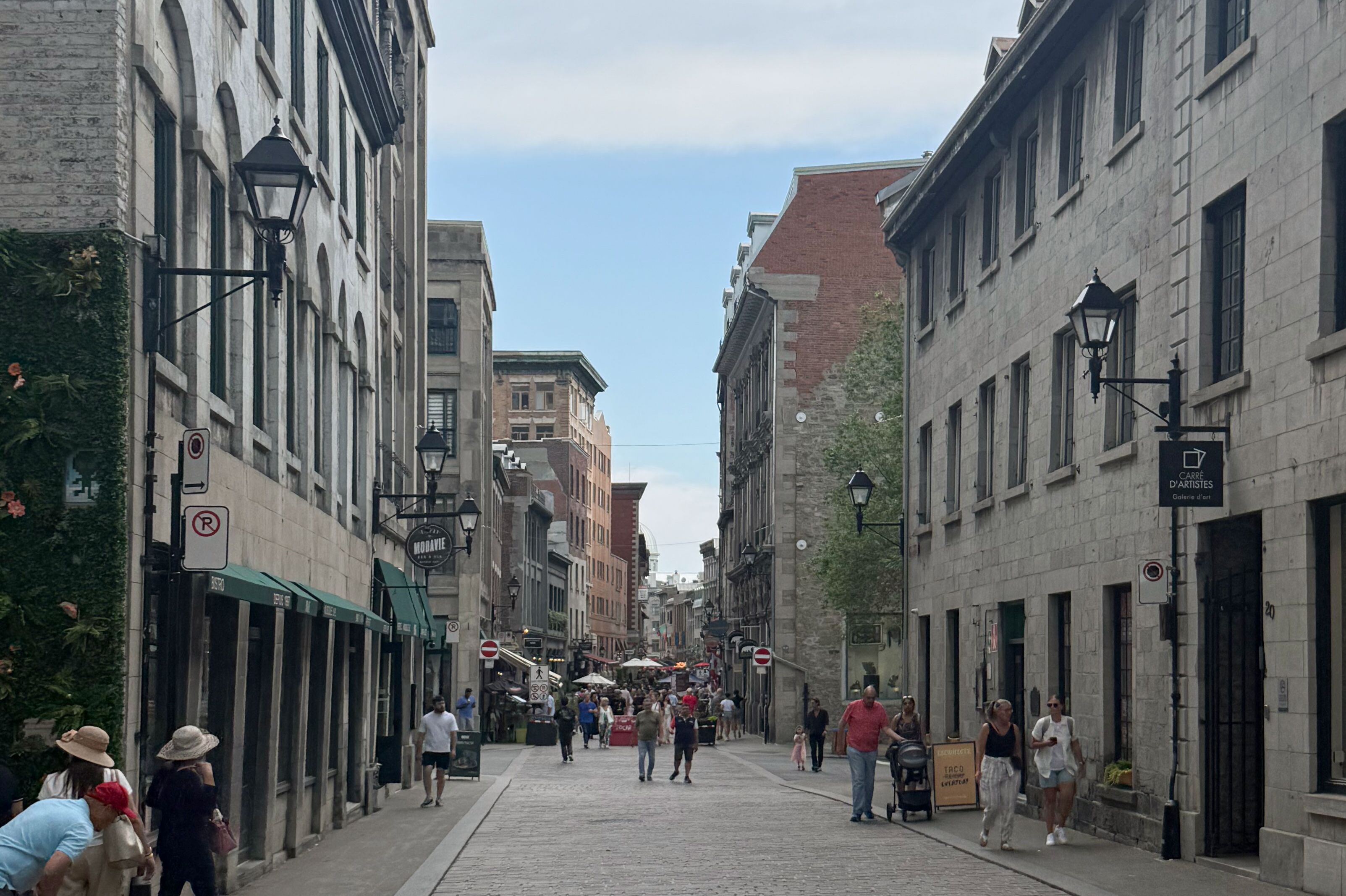 Schöne Altstadt in Montreal