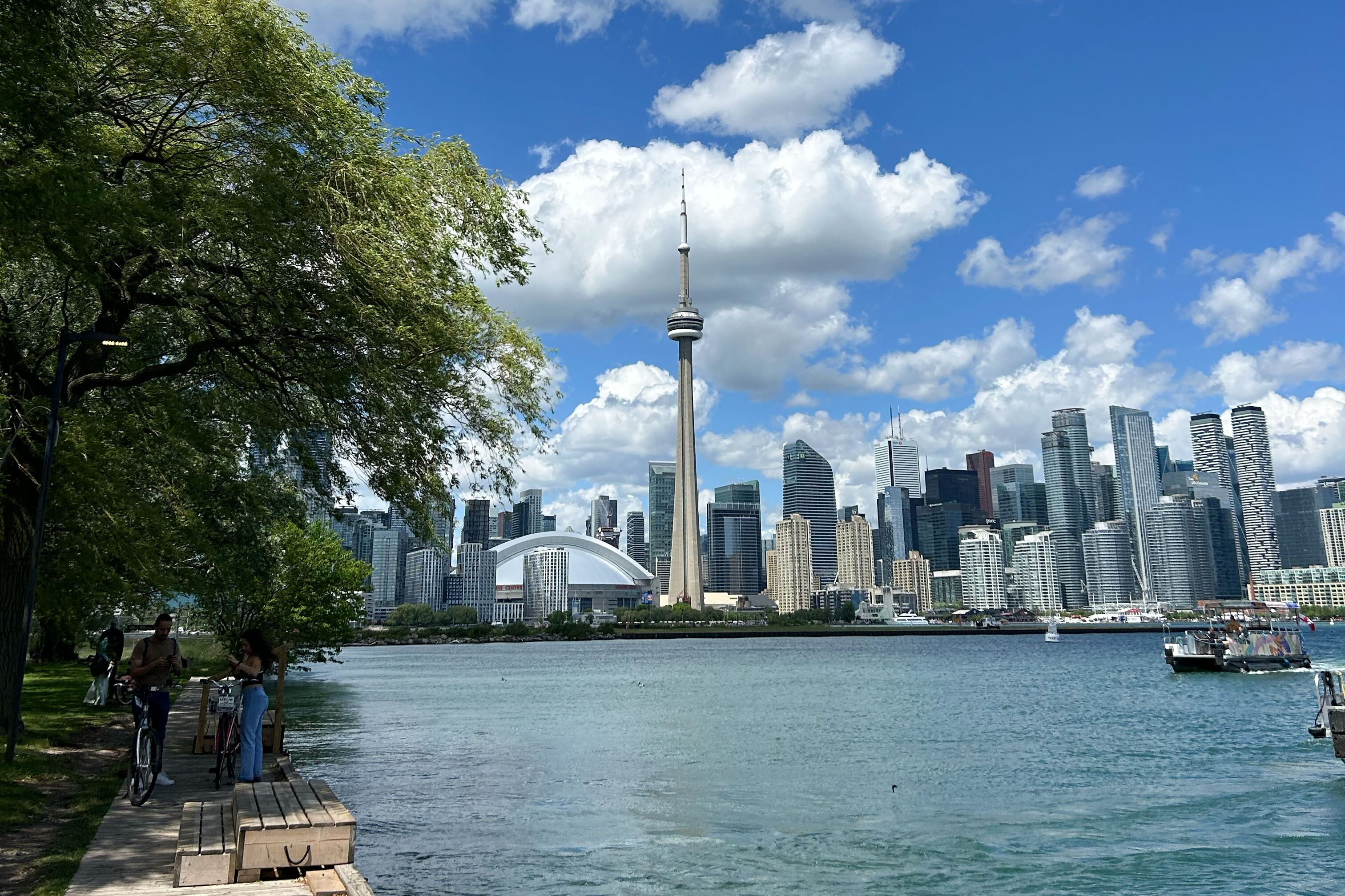 Blick auf den CN Tower in Toronto