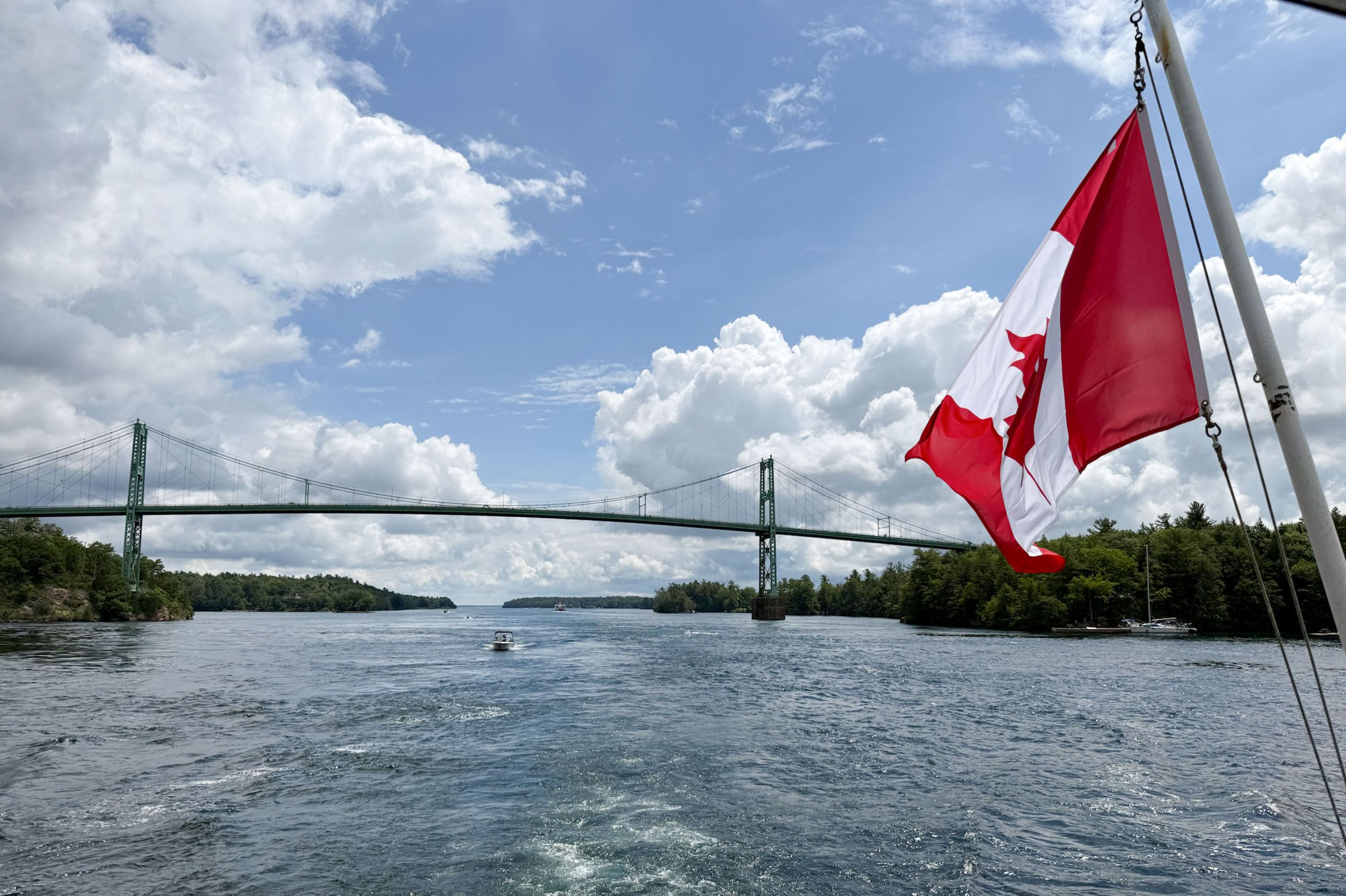 Bootstour mit 1000 Islands im Sankt Lorenz Strom