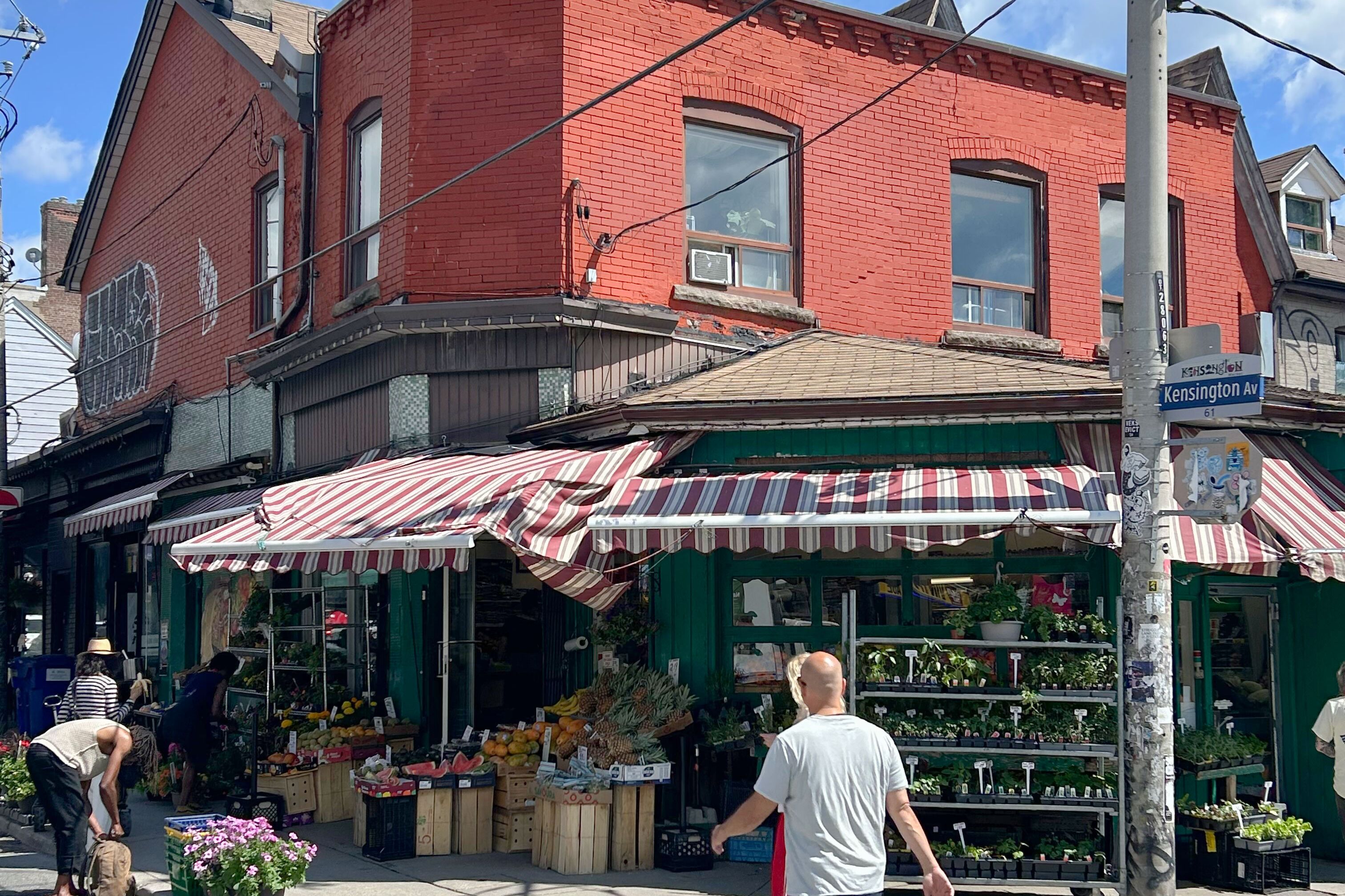 Kensington Market im Künstlerviertel in Toronto
