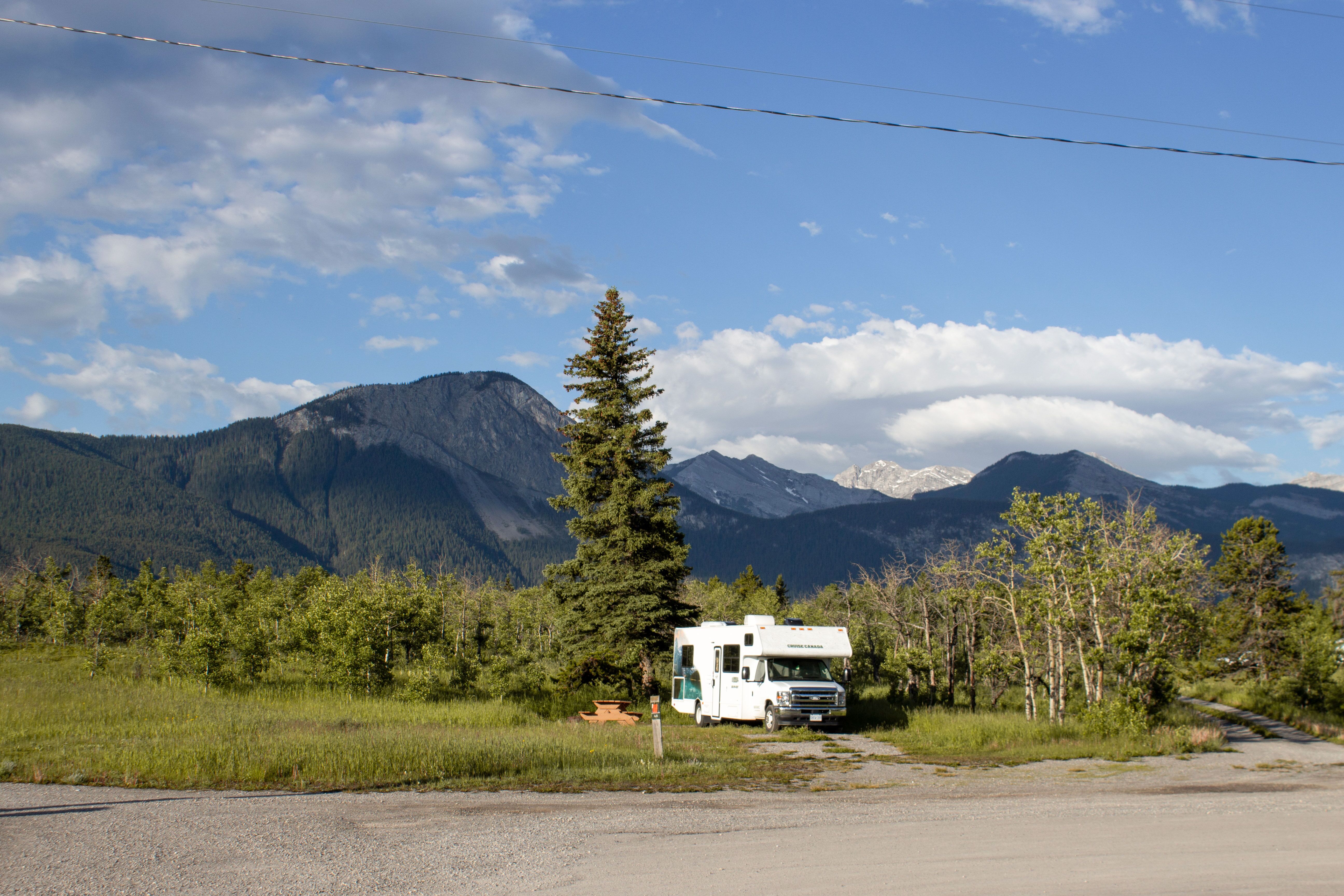 Abschied morgens auf dem Willow Rock Campground