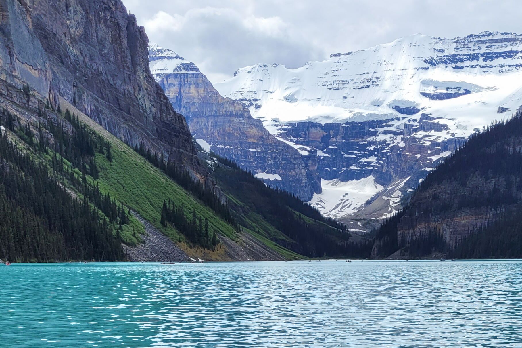 Ausblick auf den Lake Louise