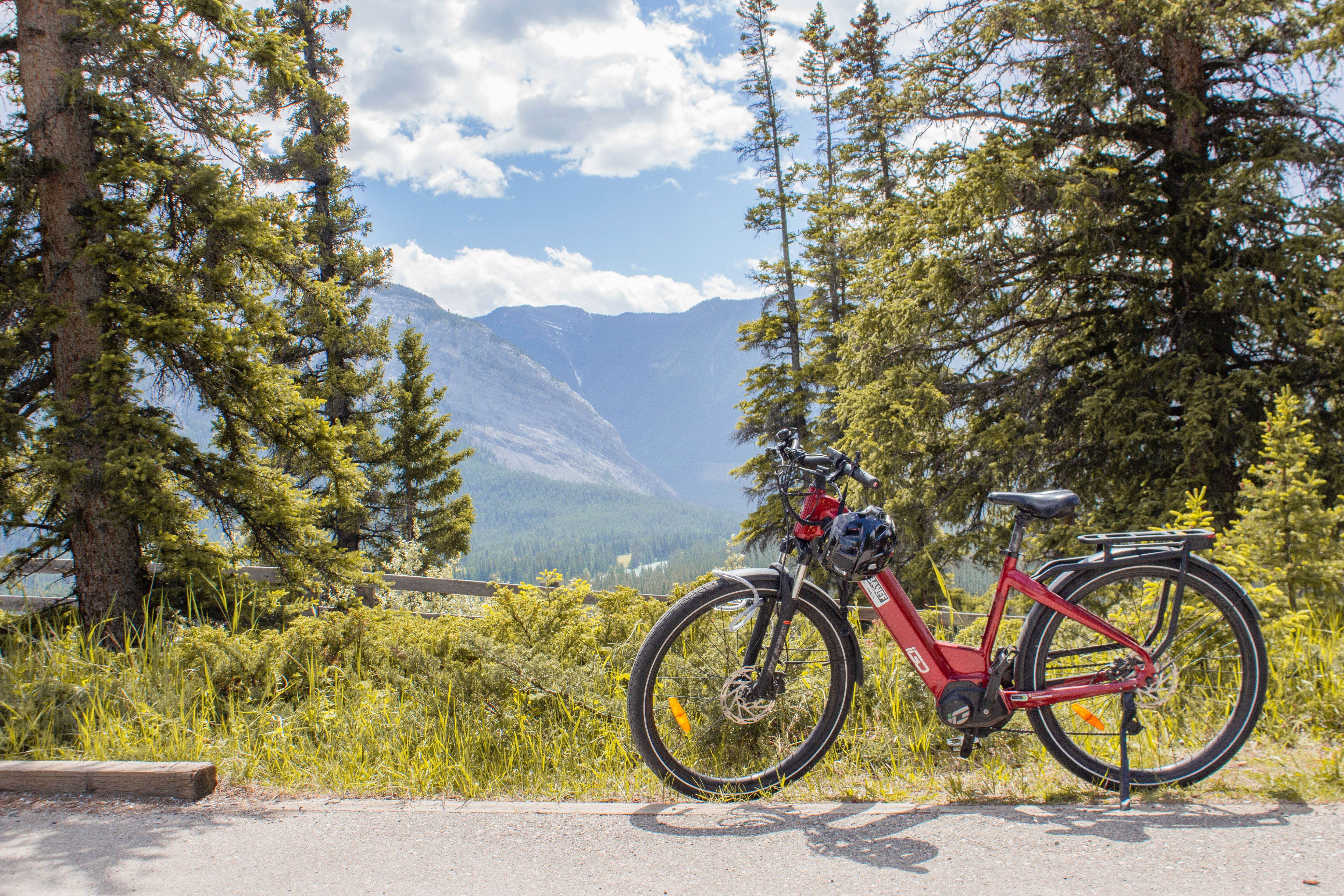E-Bike Tour am Hoodoos Viewpoint in Banff