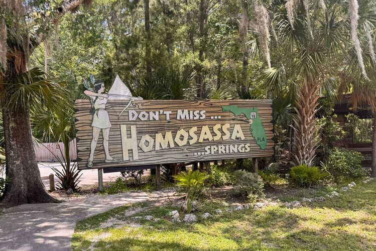 Eingang des Homosassa State Park