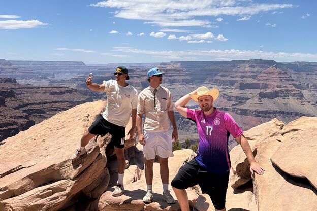 Paul Frege, Aditotoro und Trymacs am South Rim des Grand Canyon