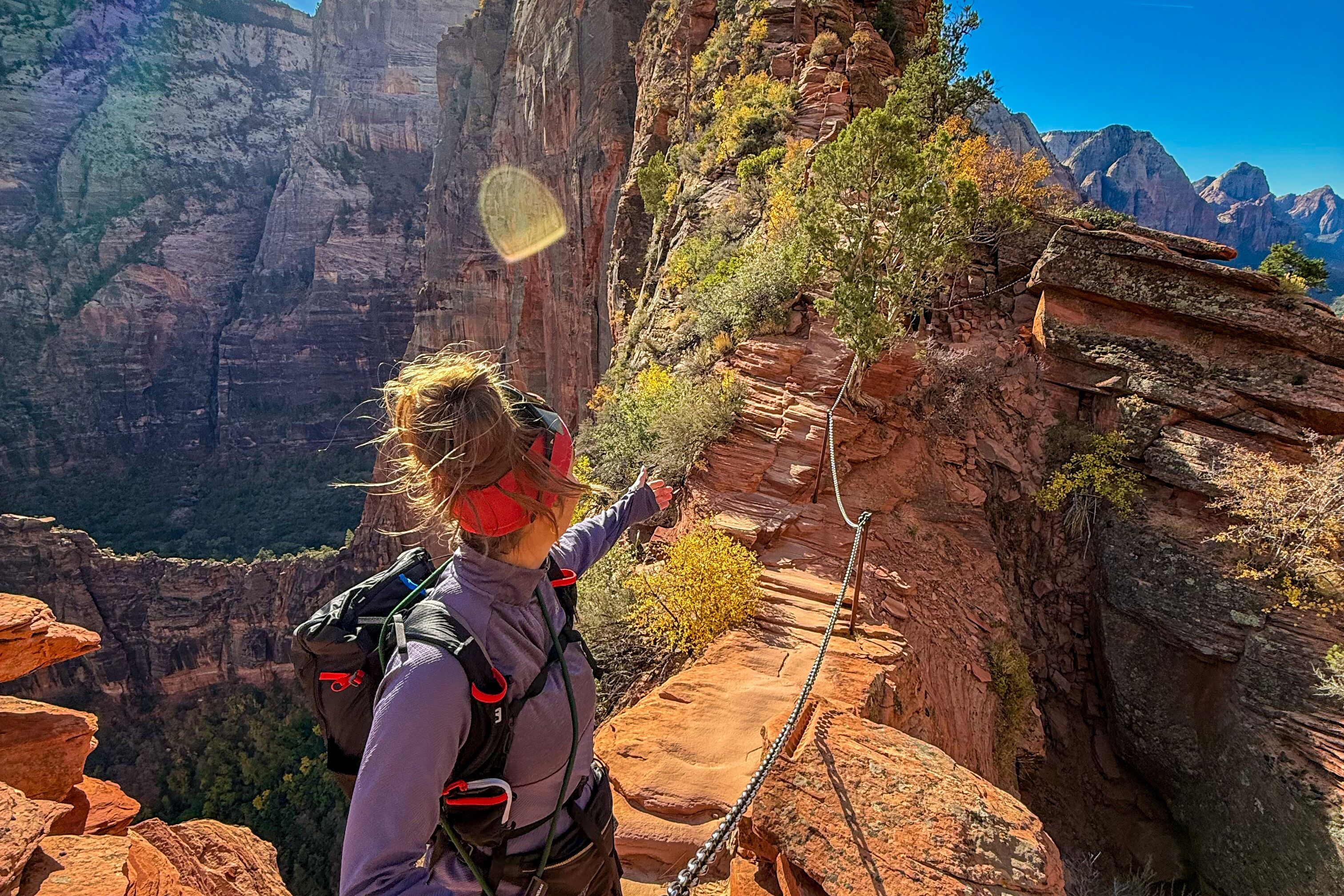Felsformation Angels Landing in Utah