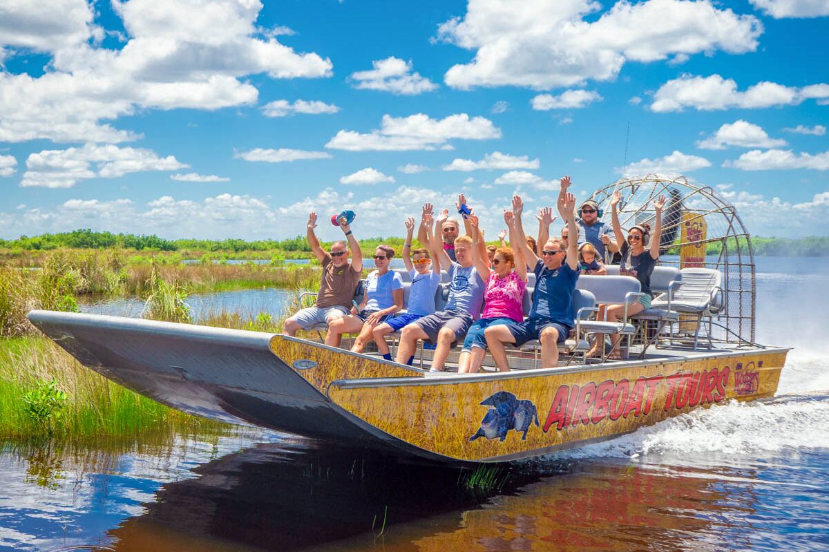Airboat-Tour durch die Everglades