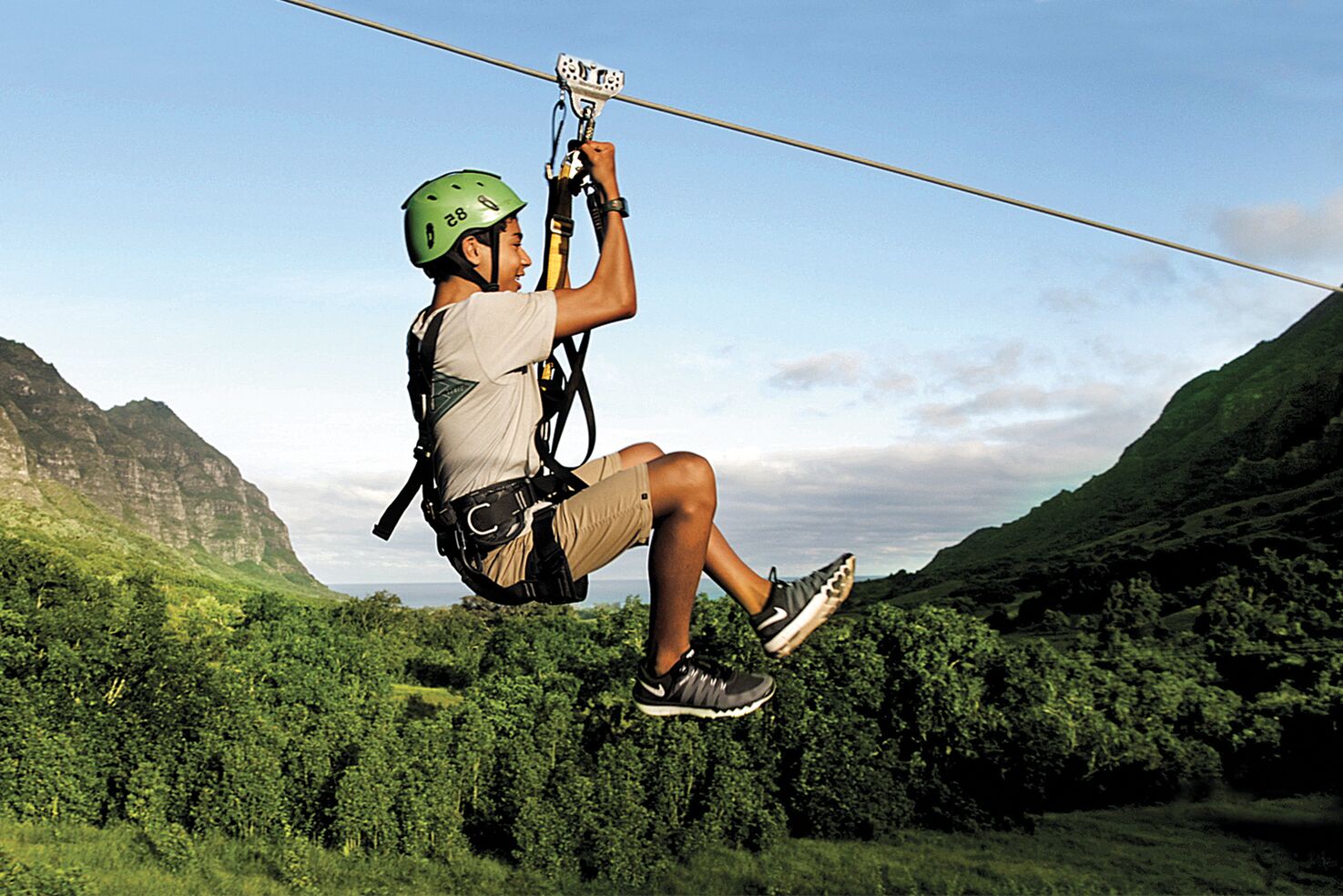 Kualoa Ranch & Zipline an der LuvkÃ¼ste von O'ahu