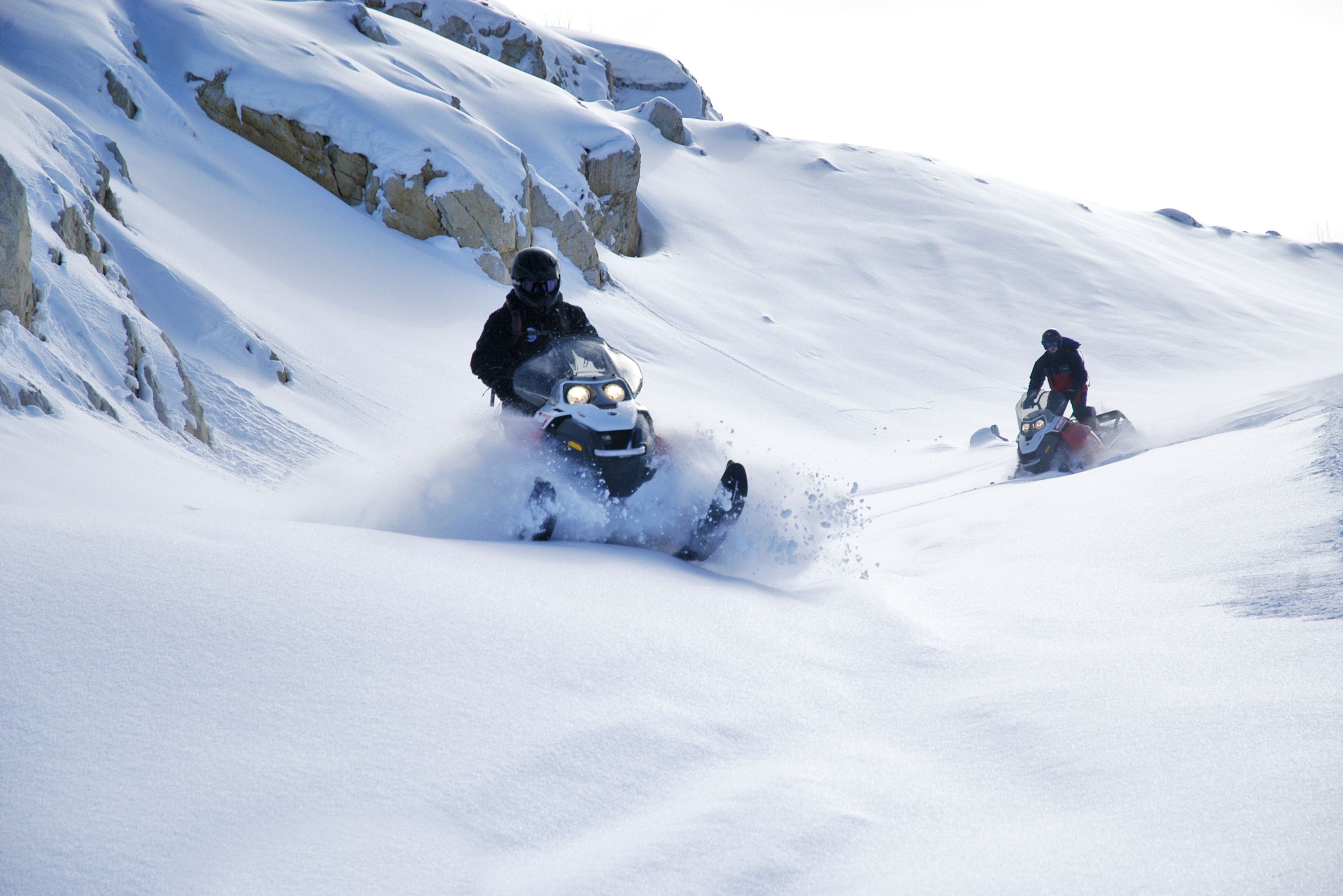 Banff Snowmobile Tour, Alberta